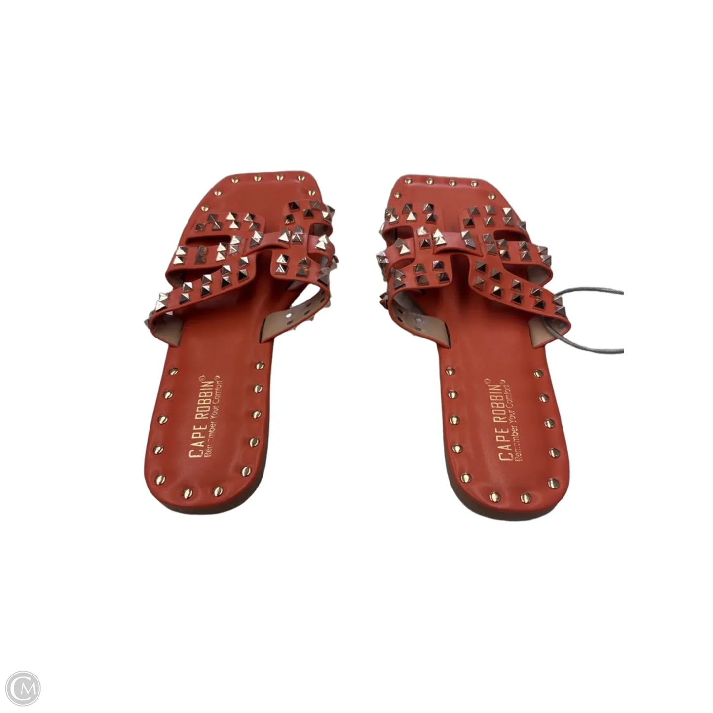 Sandals Flats By Cape Robbin In Orange, Size: 9