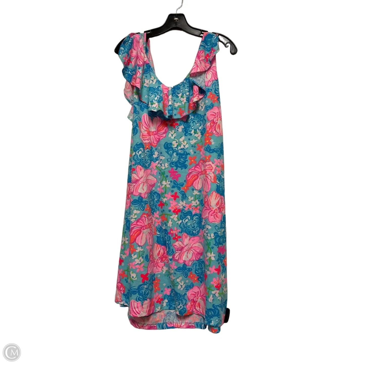 Dress Designer By Lilly Pulitzer In Floral Print, Size: 2x