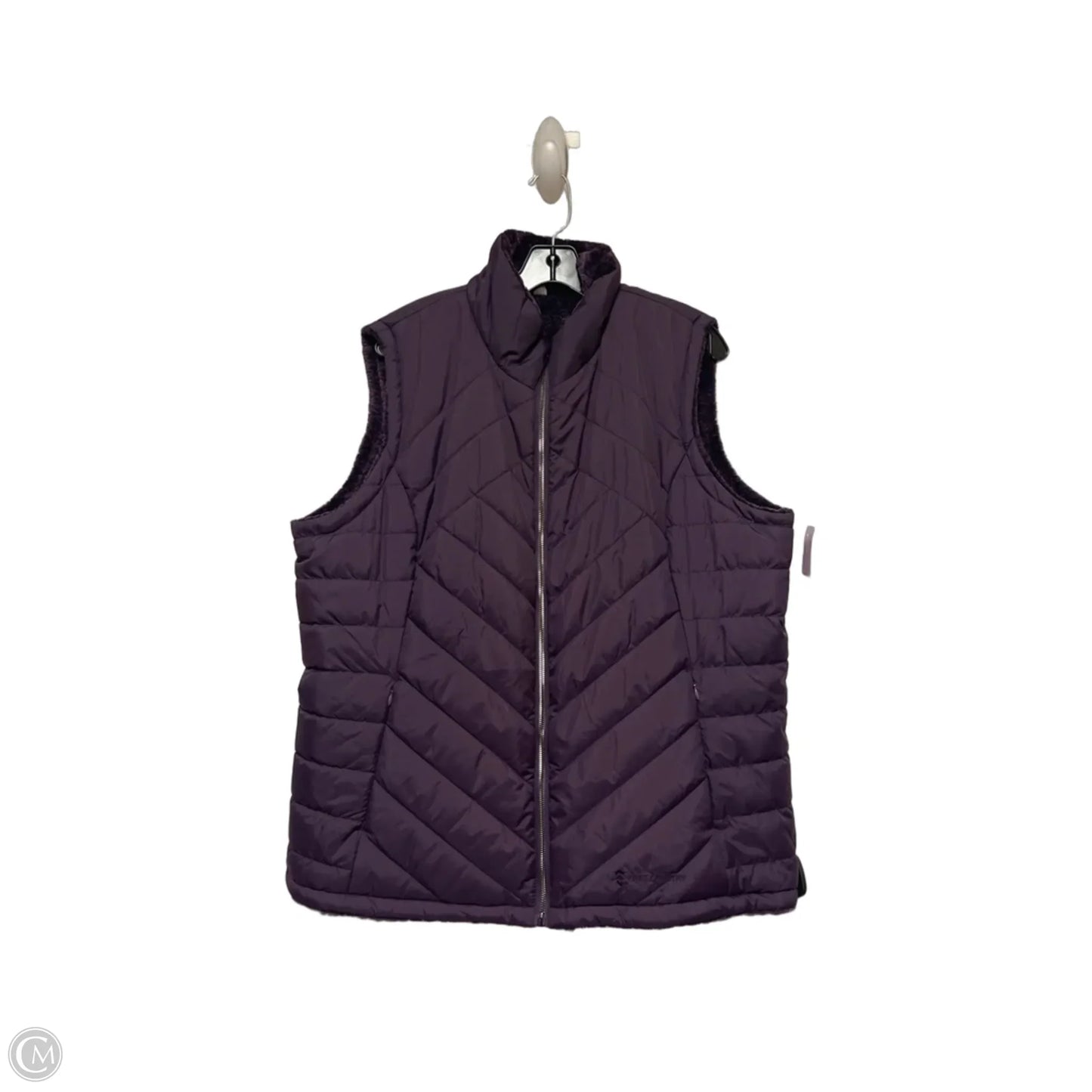 Vest Puffer & Quilted By Free Country In Purple, Size: Xxl