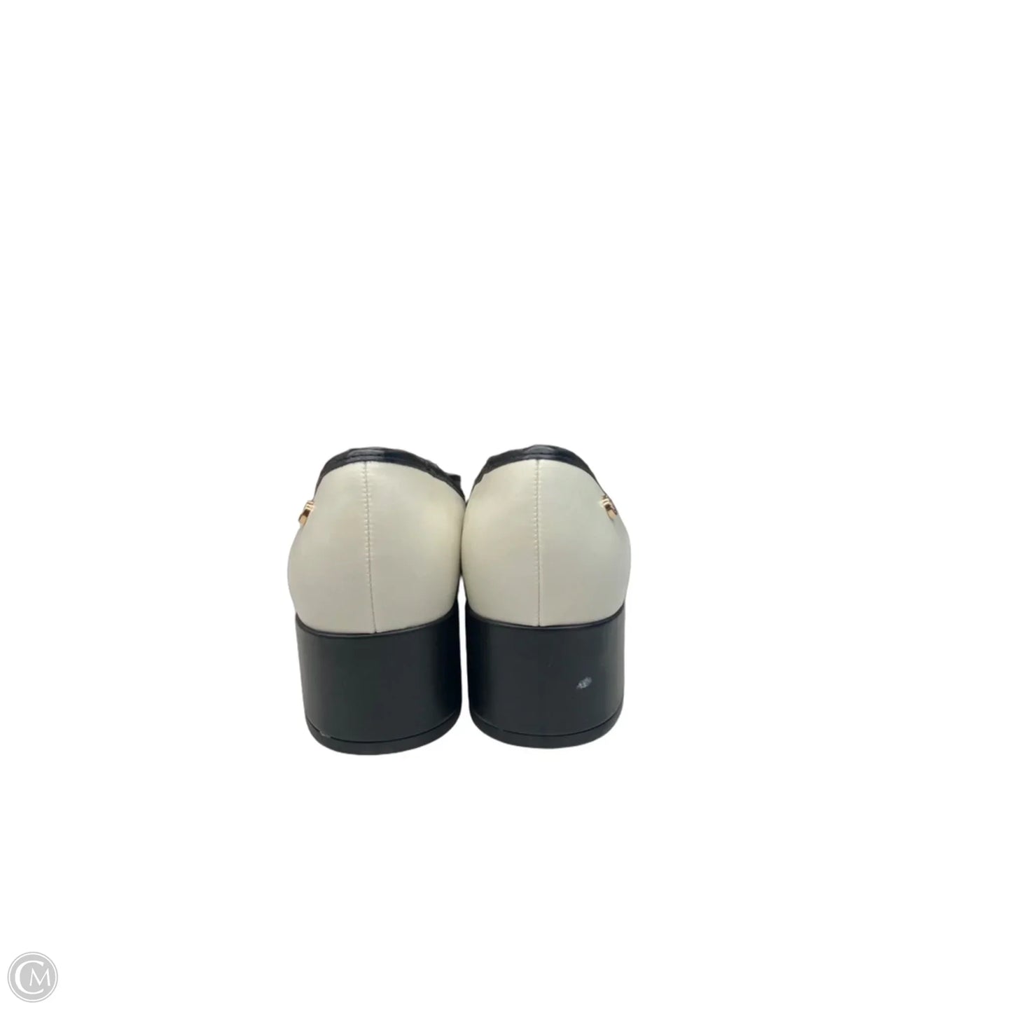 Shoes Heels Block By Liz Claiborne In Black & Tan, Size: 8.5