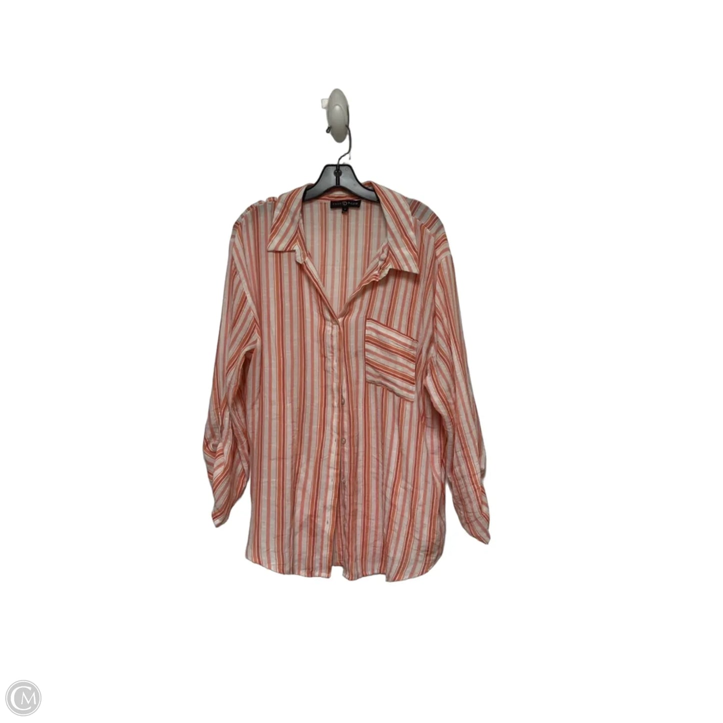 Top Long Sleeve By Clothes Mentor In Striped Pattern, Size: Xl