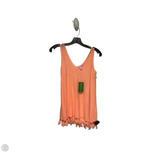 Top Sleeveless Designer By Lilly Pulitzer In Orange, Size: Xxs