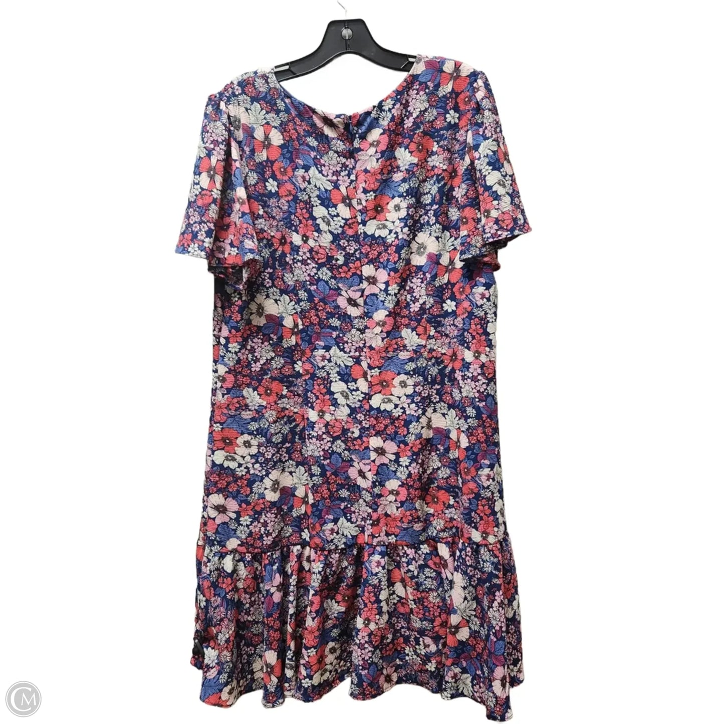 Dress Casual Short By Bcbg In Floral Print, Size: Xl