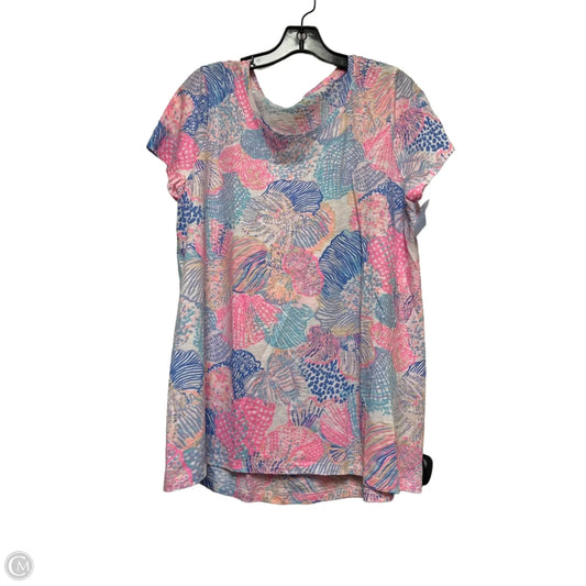 Top Short Sleeve Designer By Lilly Pulitzer In Multi-colored, Size: Xs