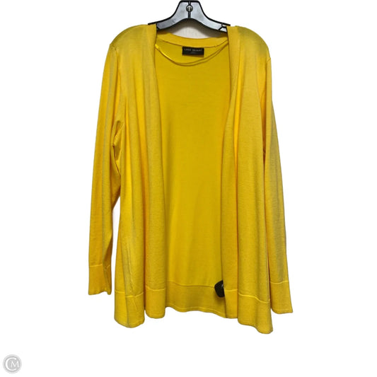 Cardigan By Lane Bryant In Yellow, Size: 2x