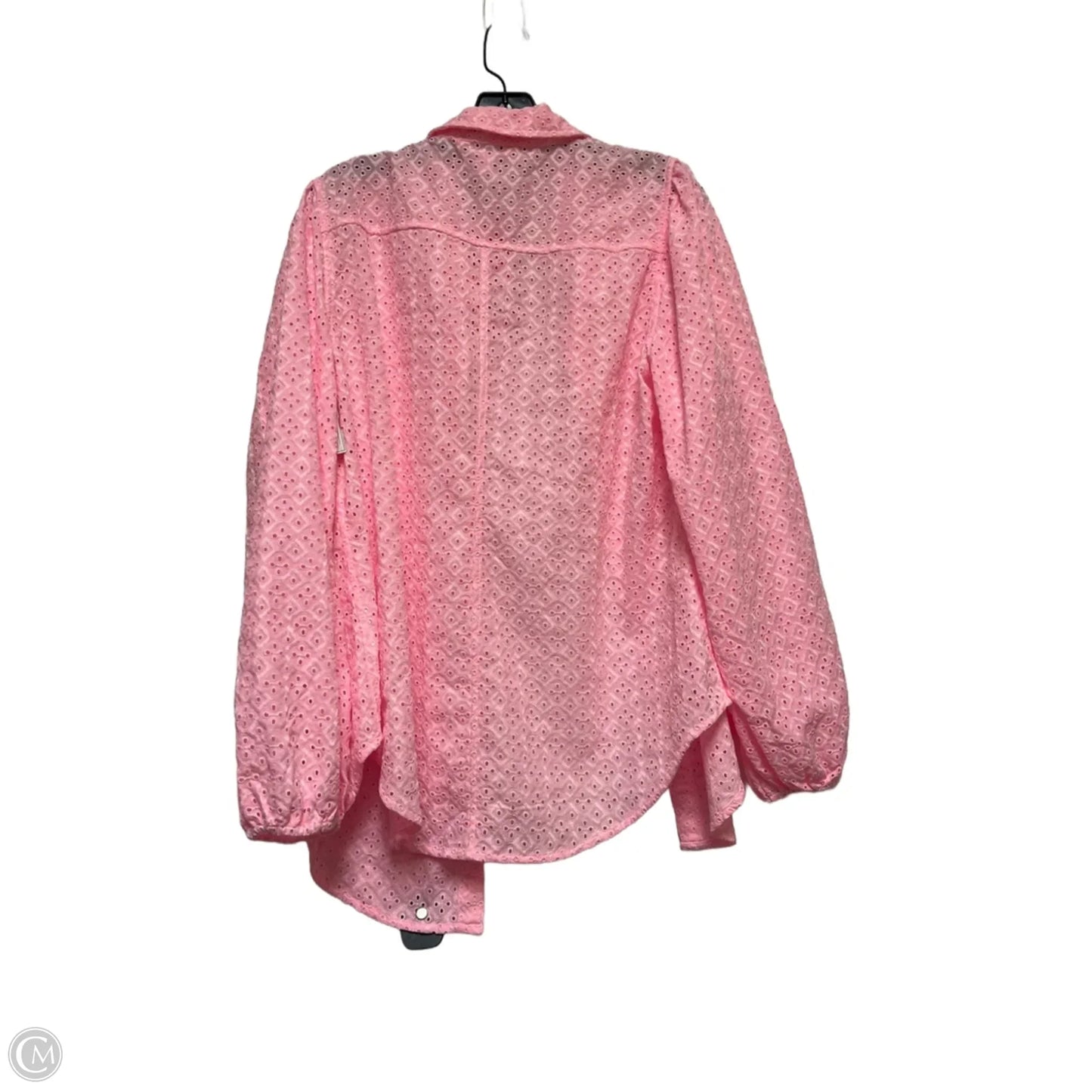 Top Long Sleeve Designer By Lilly Pulitzer In Pink, Size: Xl