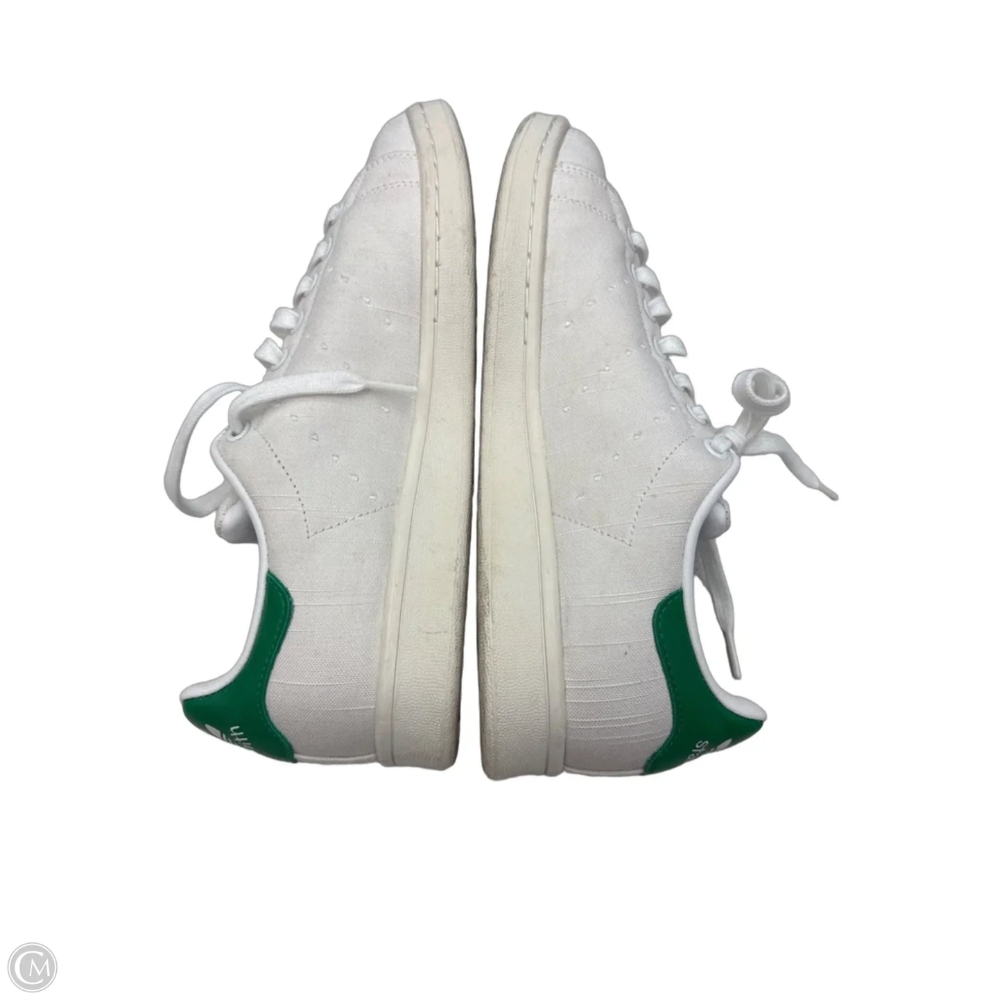 Shoes Sneakers By Adidas In Green & White, Size: 9