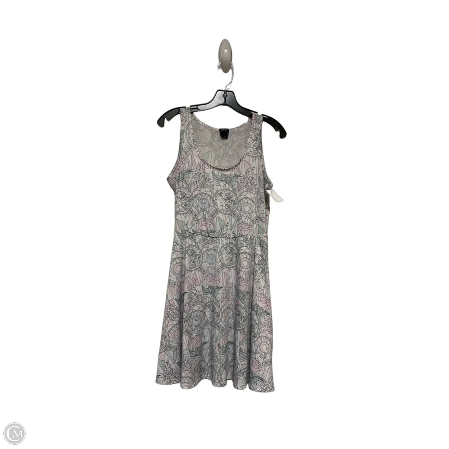 Dress Casual Short By Disney In Green & Purple, Size: S