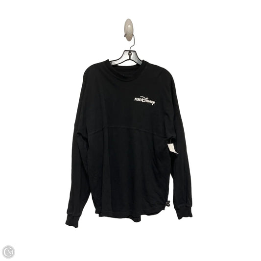 Top Long Sleeve By Disney Store In Black, Size: S