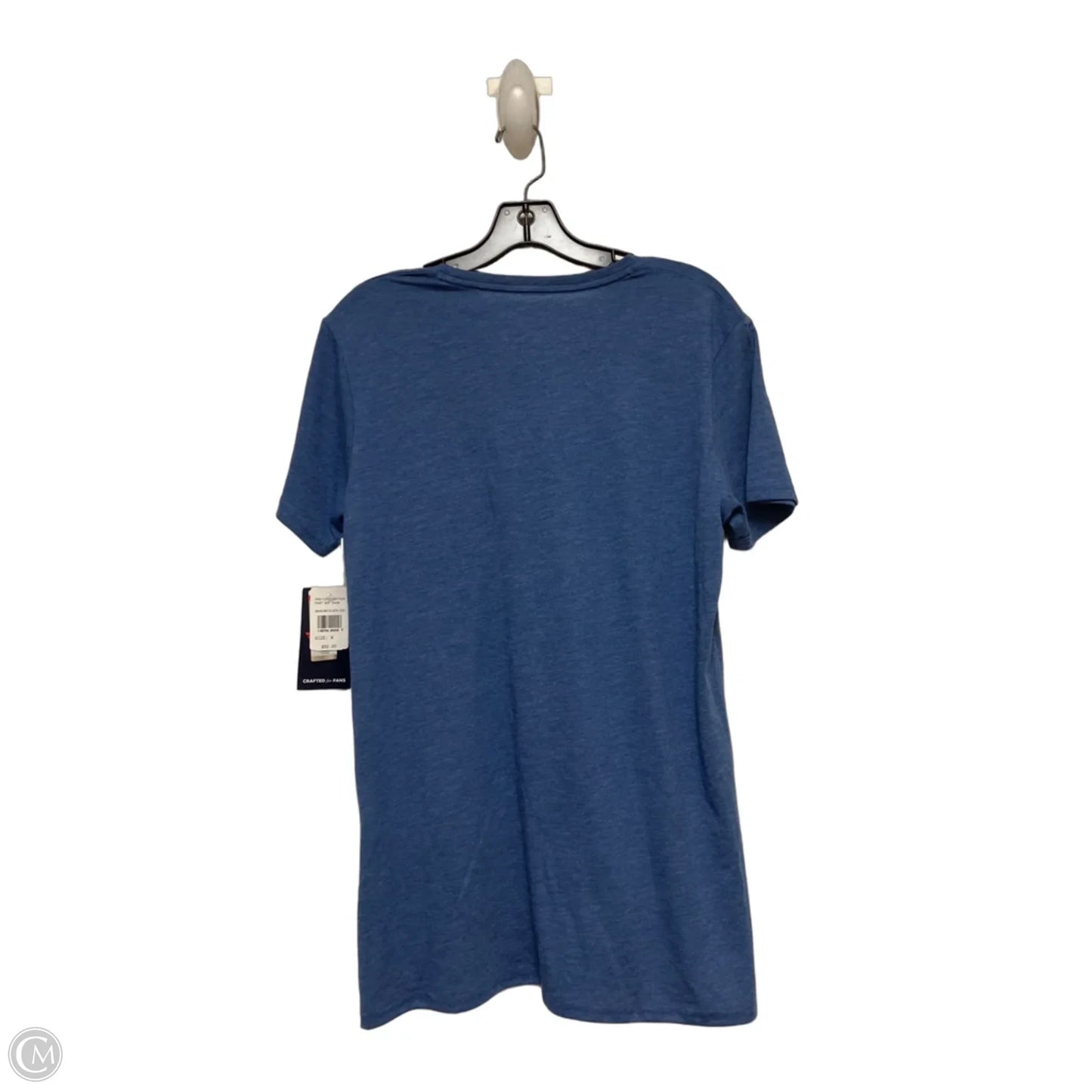 Top Short Sleeve Basic By Fanatics In Blue & Orange, Size: M