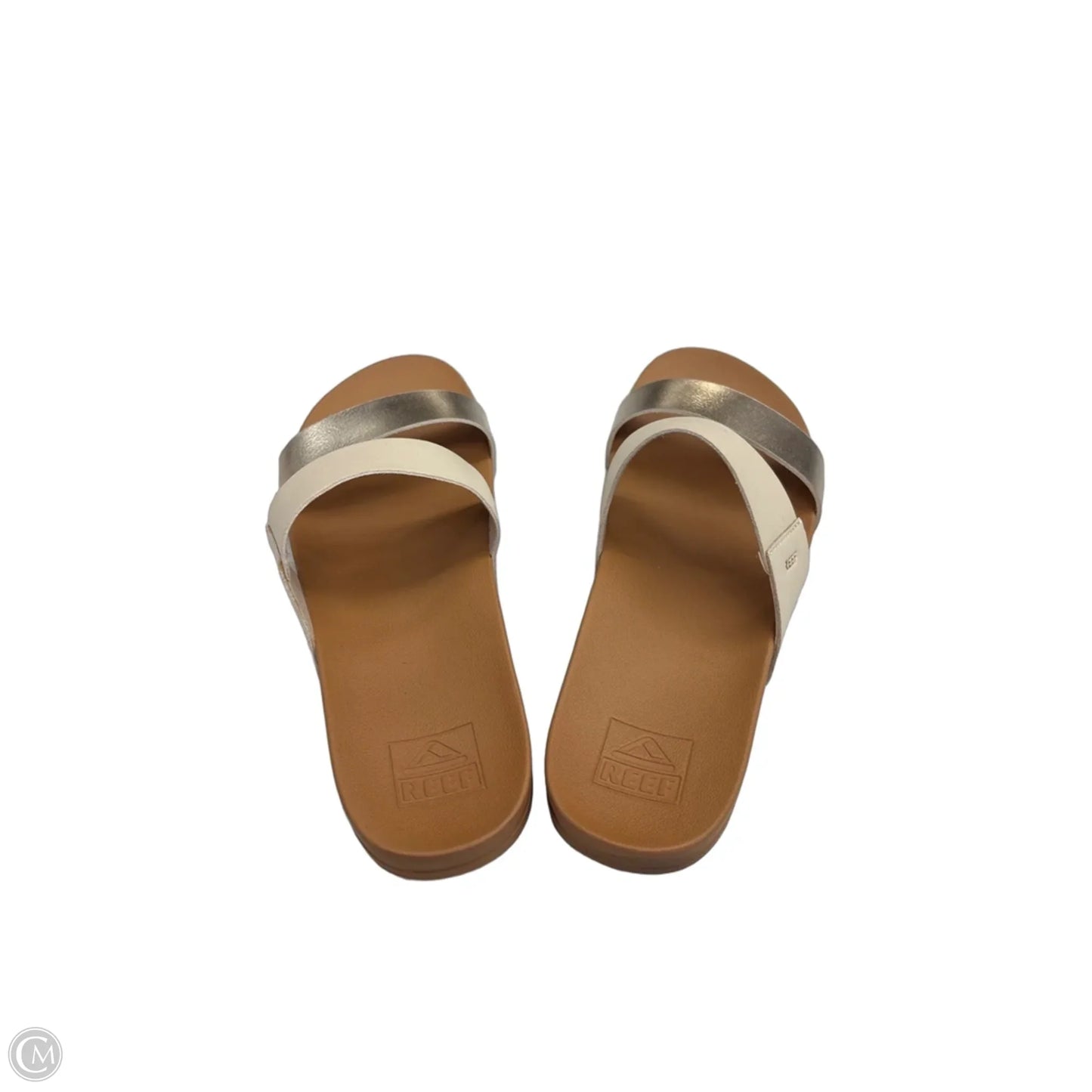 Sandals Flats By Reef In Brown & Tan, Size: 9.5