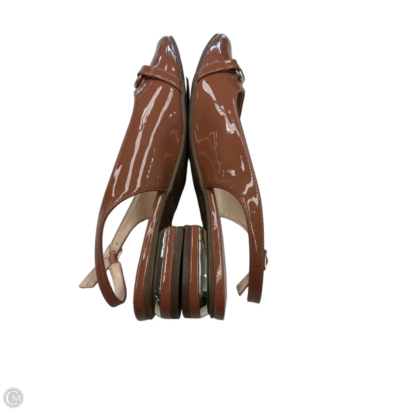 Shoes Heels Block By Jones New York In Brown & Tan, Size: 7.5