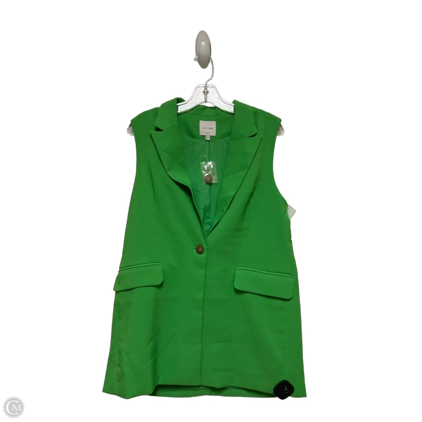 Vest Other By Love Tree In Green, Size: L