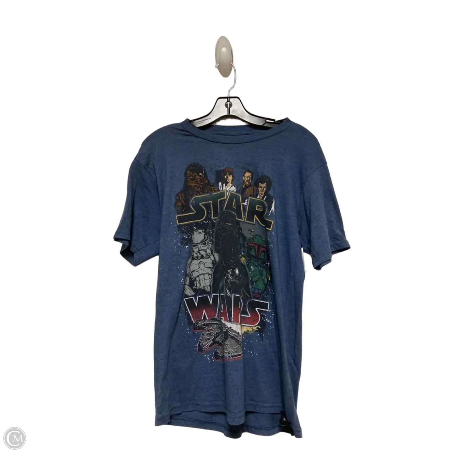 Top Short Sleeve By Disney In Blue, Size: M