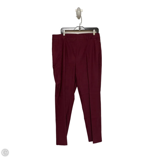 Pants Other By Rafaella In Maroon, Size: 14