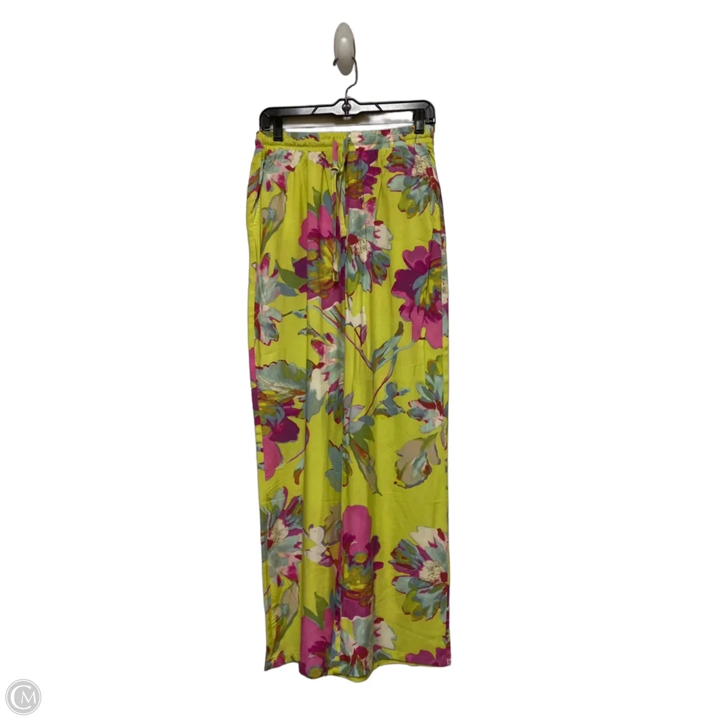 Pants Wide Leg By Vince Camuto In Green & Pink, Size: 4