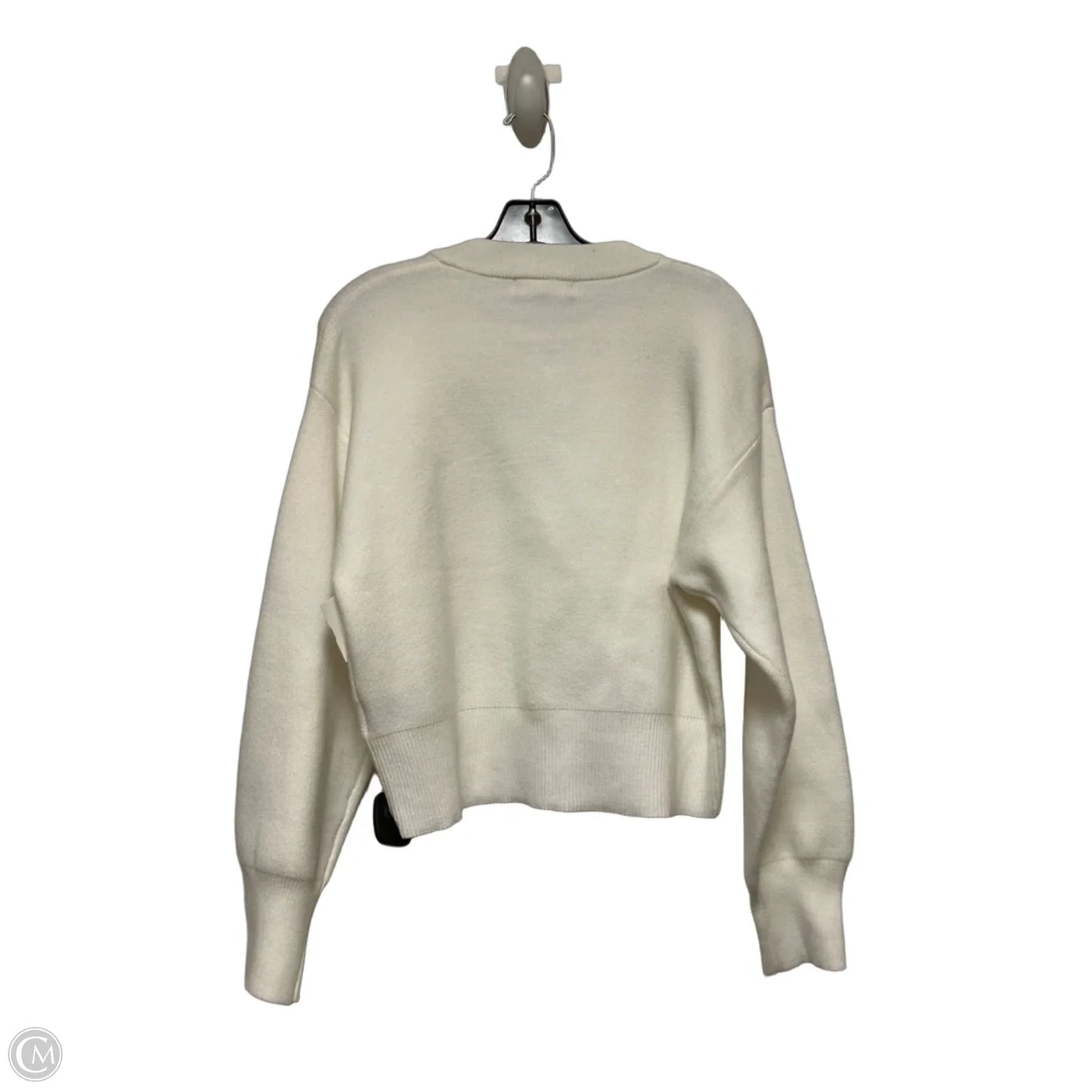 Sweater Cardigan By Philosophy In White, Size: M