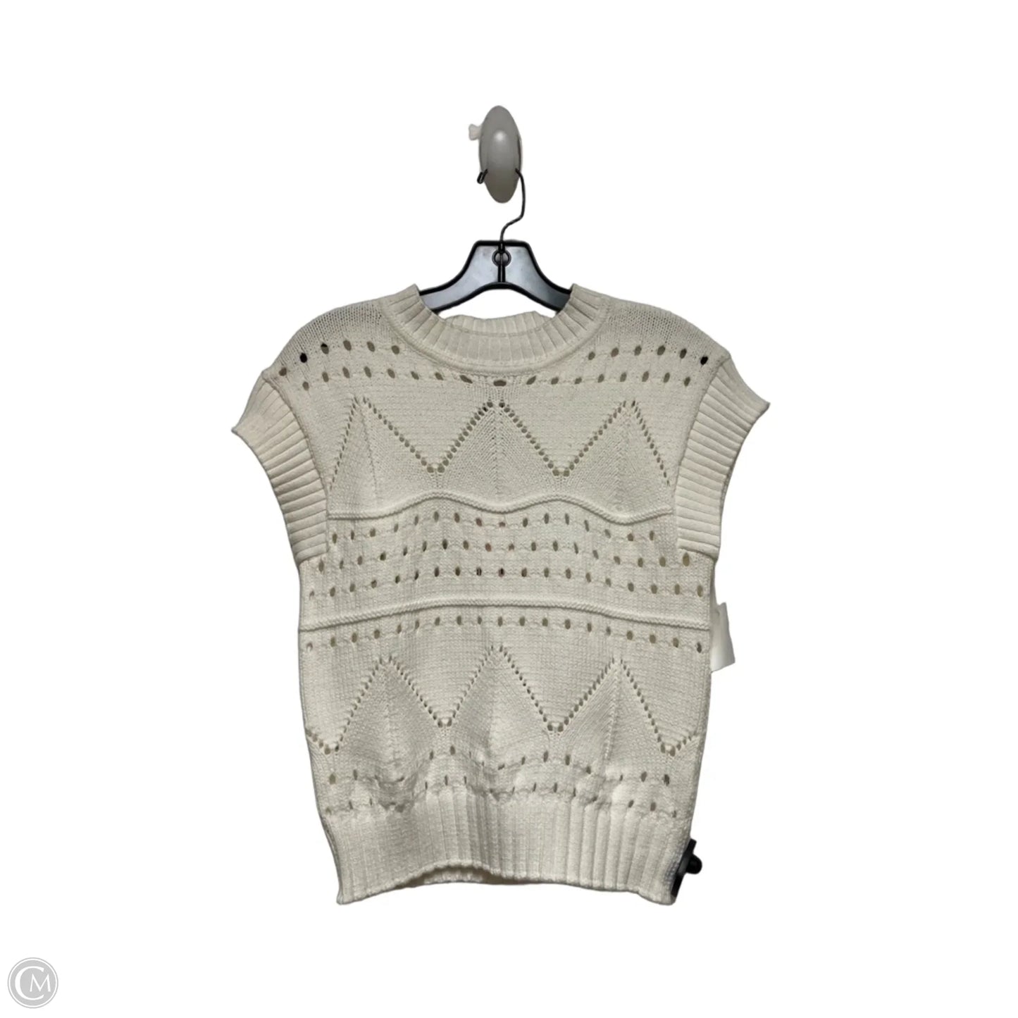 Top Sleeveless By Industry In White, Size: Xs