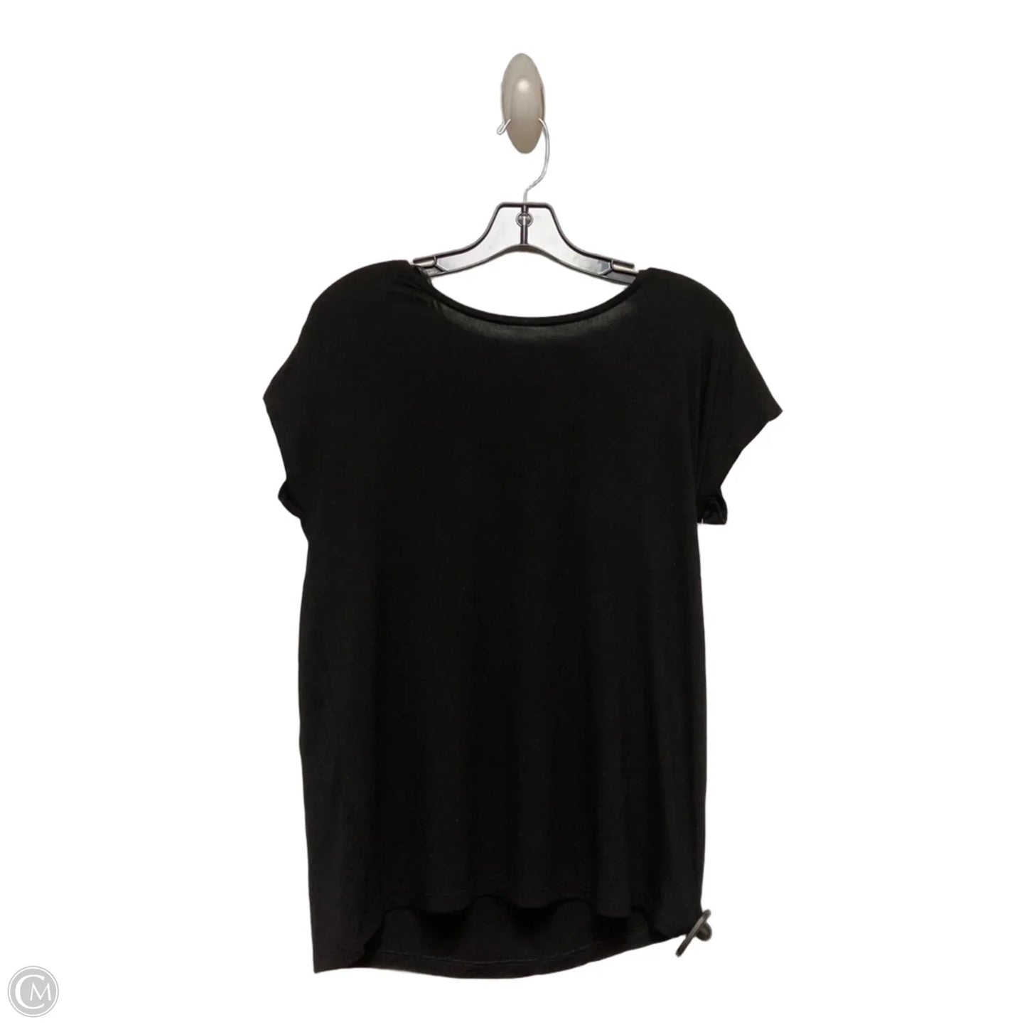 Top Short Sleeve By Tahari In Black, Size: M