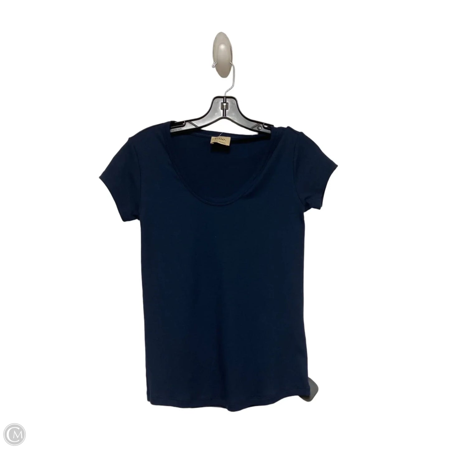 Top Short Sleeve Basic By Elie Tahari In Navy, Size: Xs