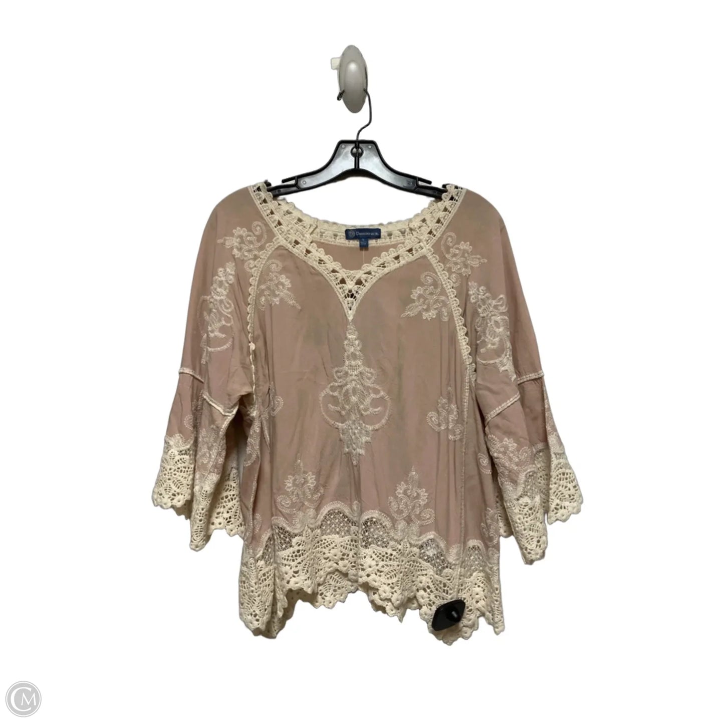Top Short Sleeve By Democracy In Pink, Size: S