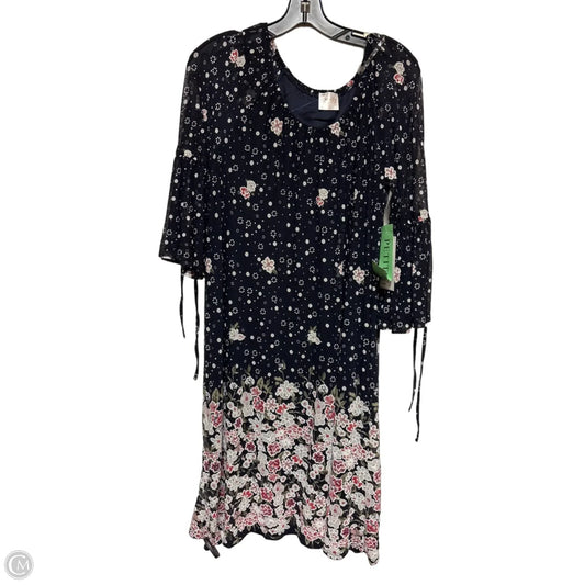 Dress Casual Short By Siren Lily In Floral Print, Size: Xlp