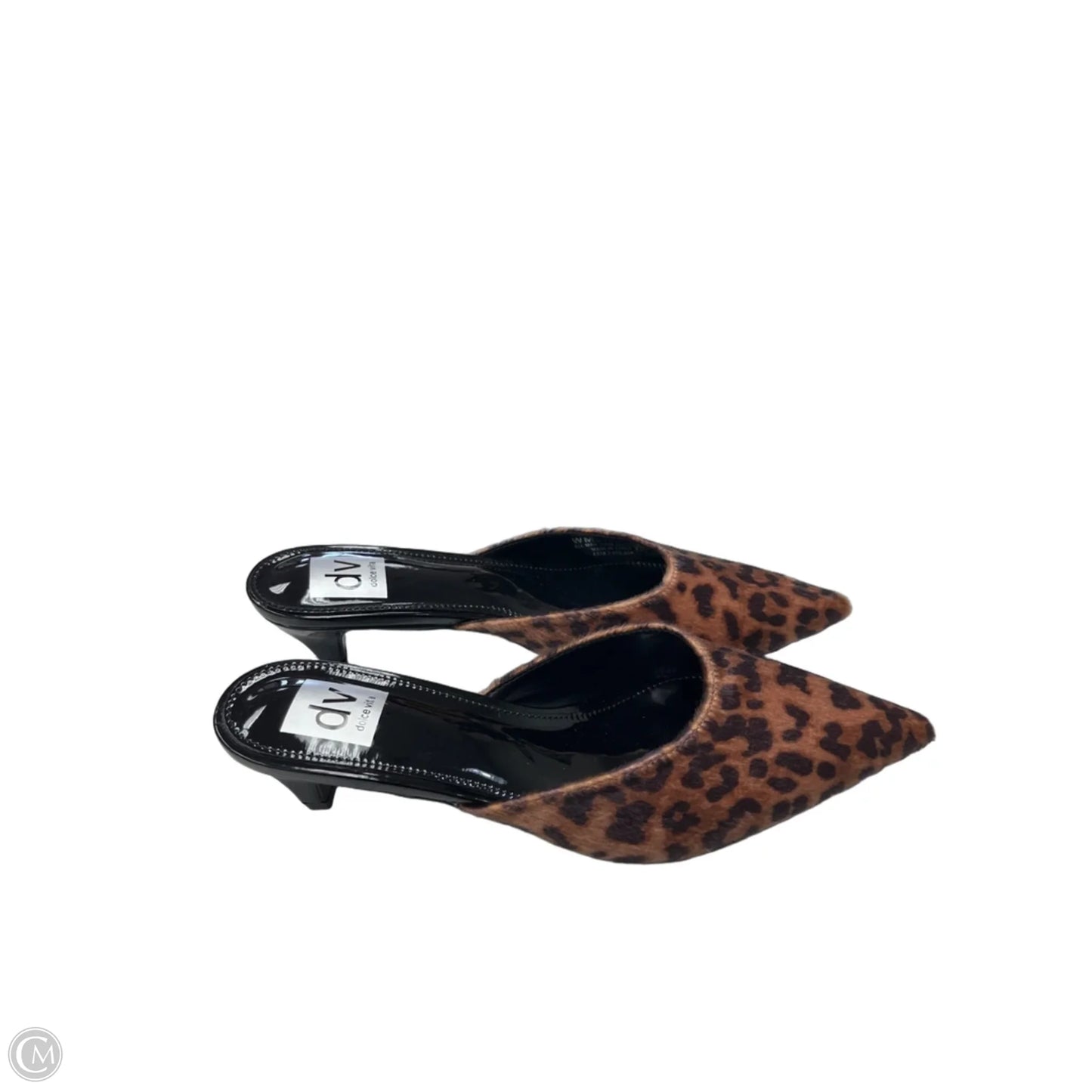 Sandals Heels Kitten By Dolce Vita In Animal Print, Size: 7.5