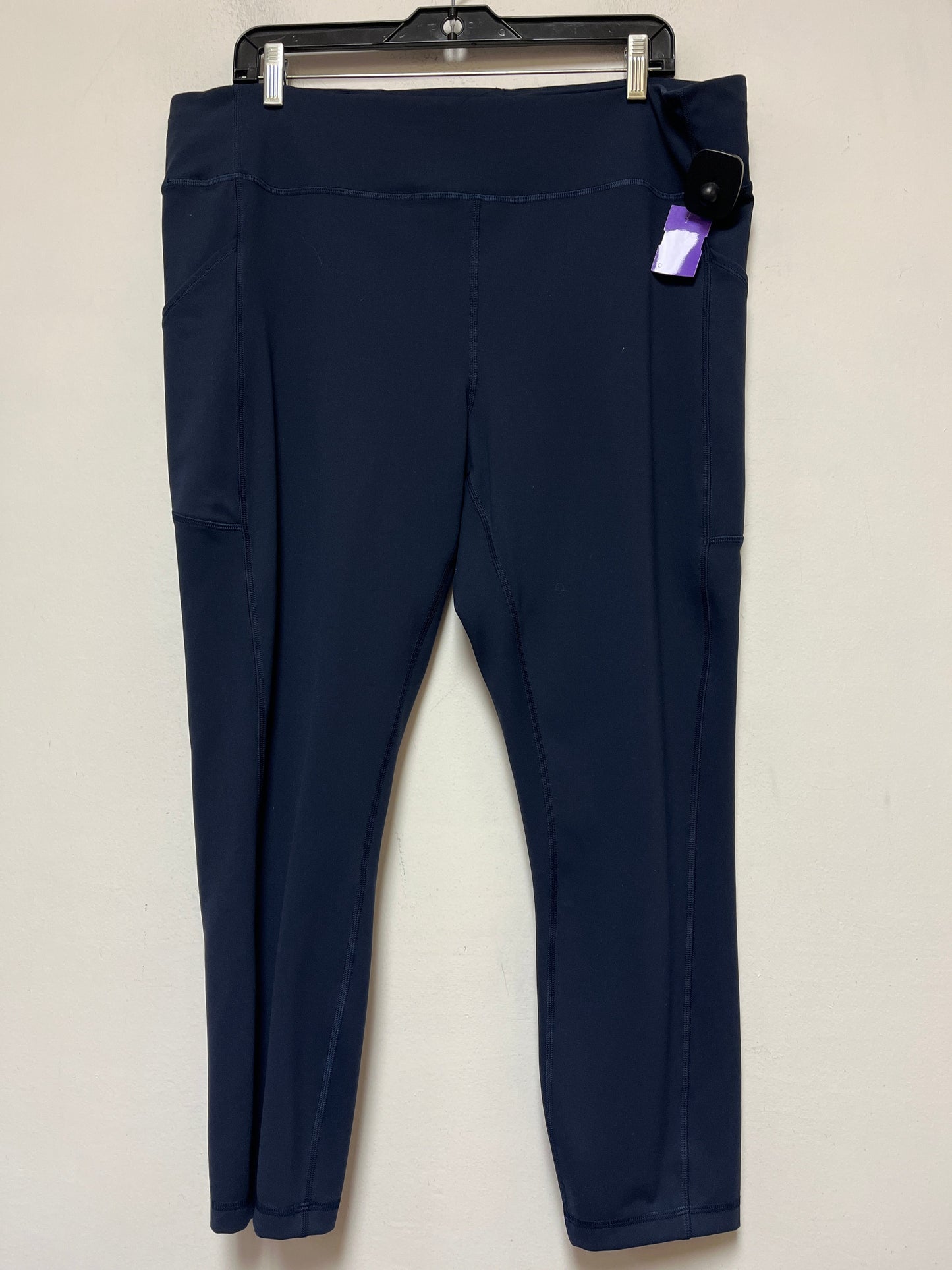 Navy Athletic Capris Lululemon, Size 18