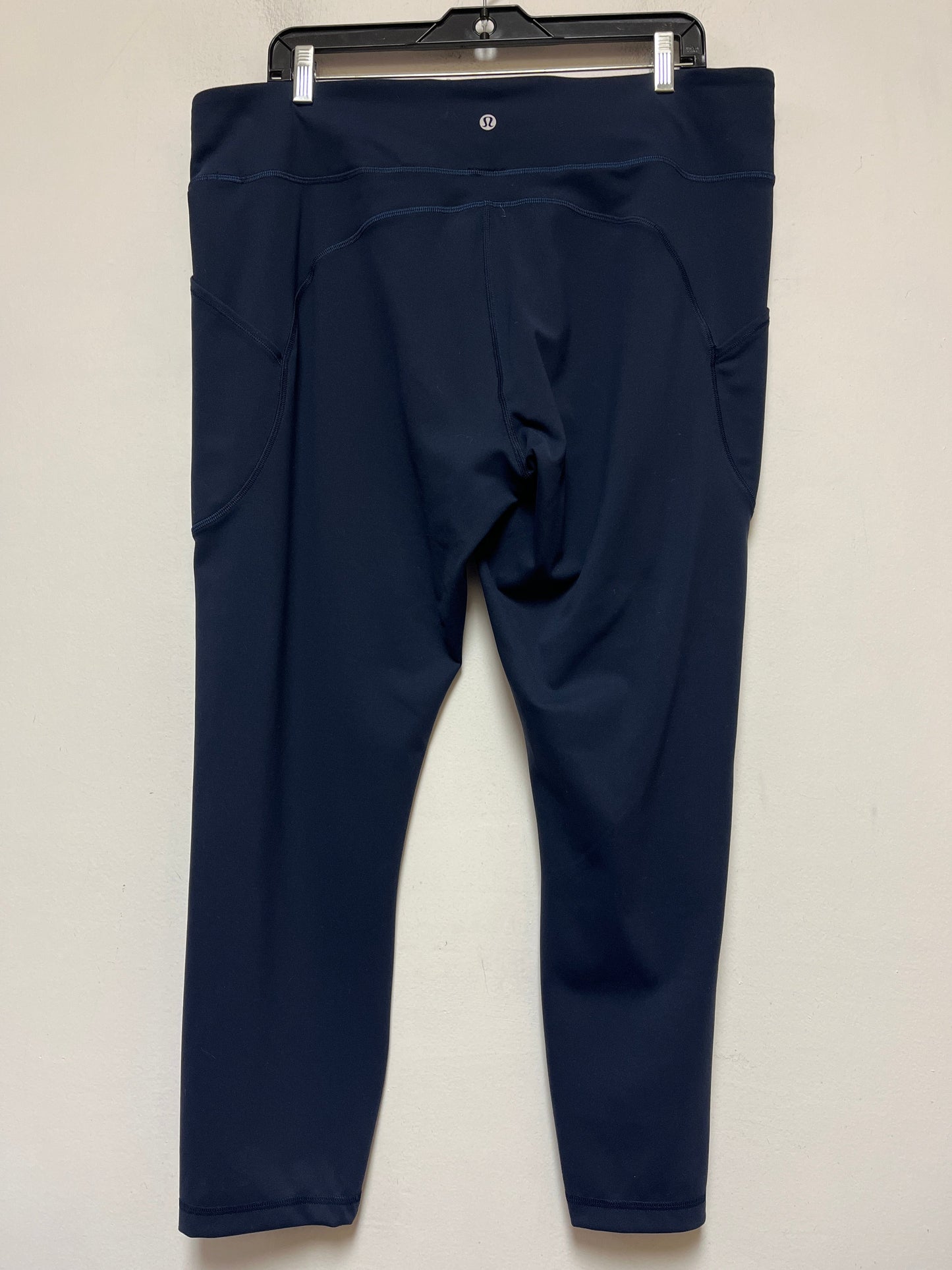 Navy Athletic Capris Lululemon, Size 18