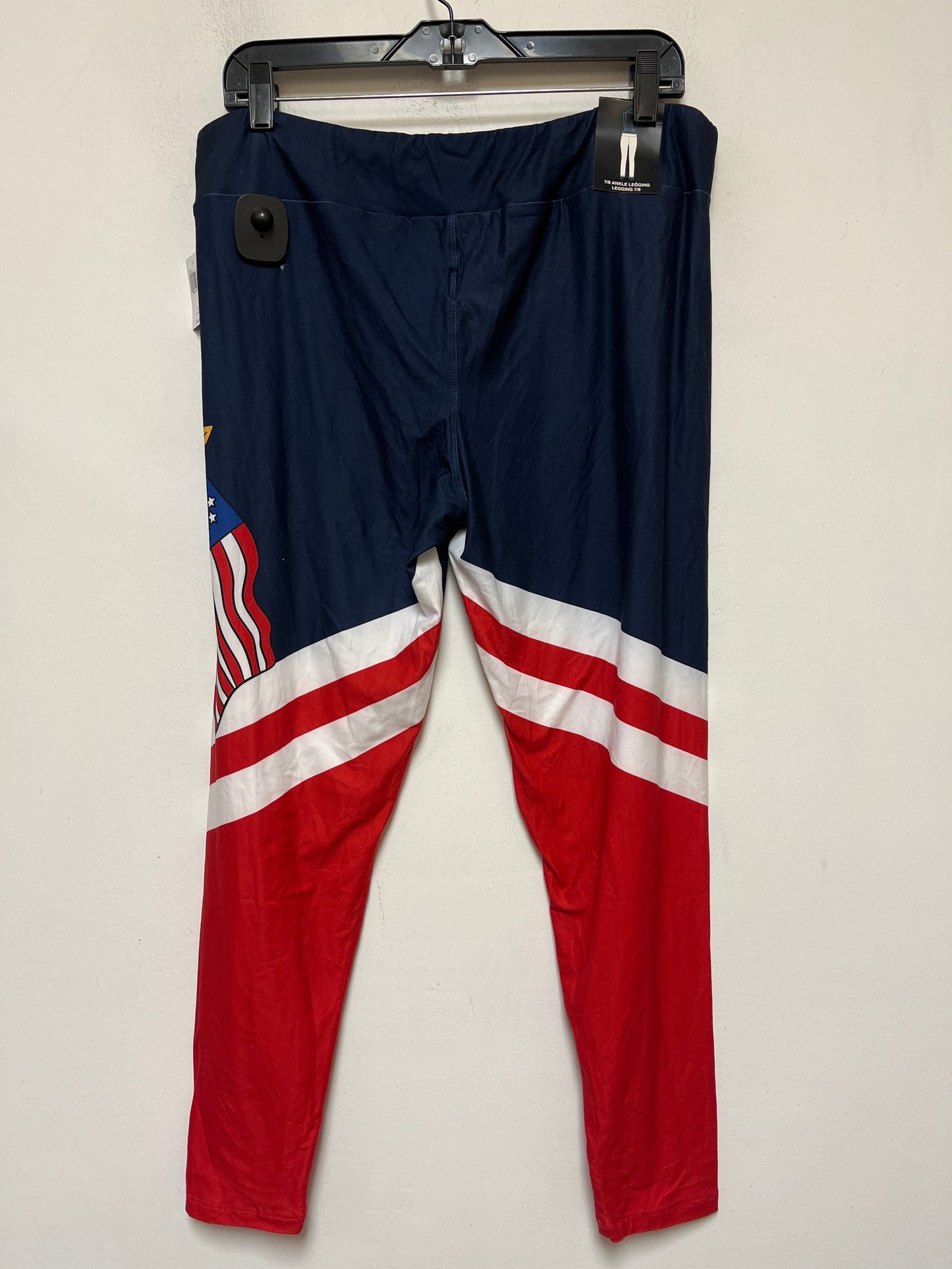 Blue & Red & White Pants Leggings Disney Store, Size Xl