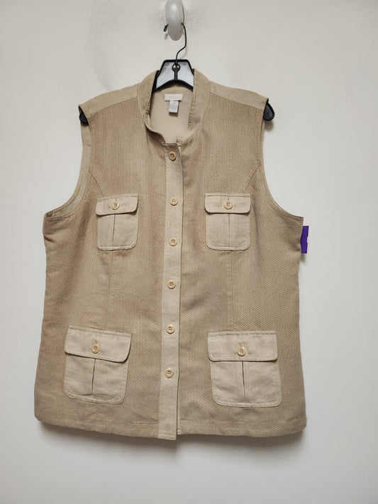 Tan Vest Other Chicos, Size Xl