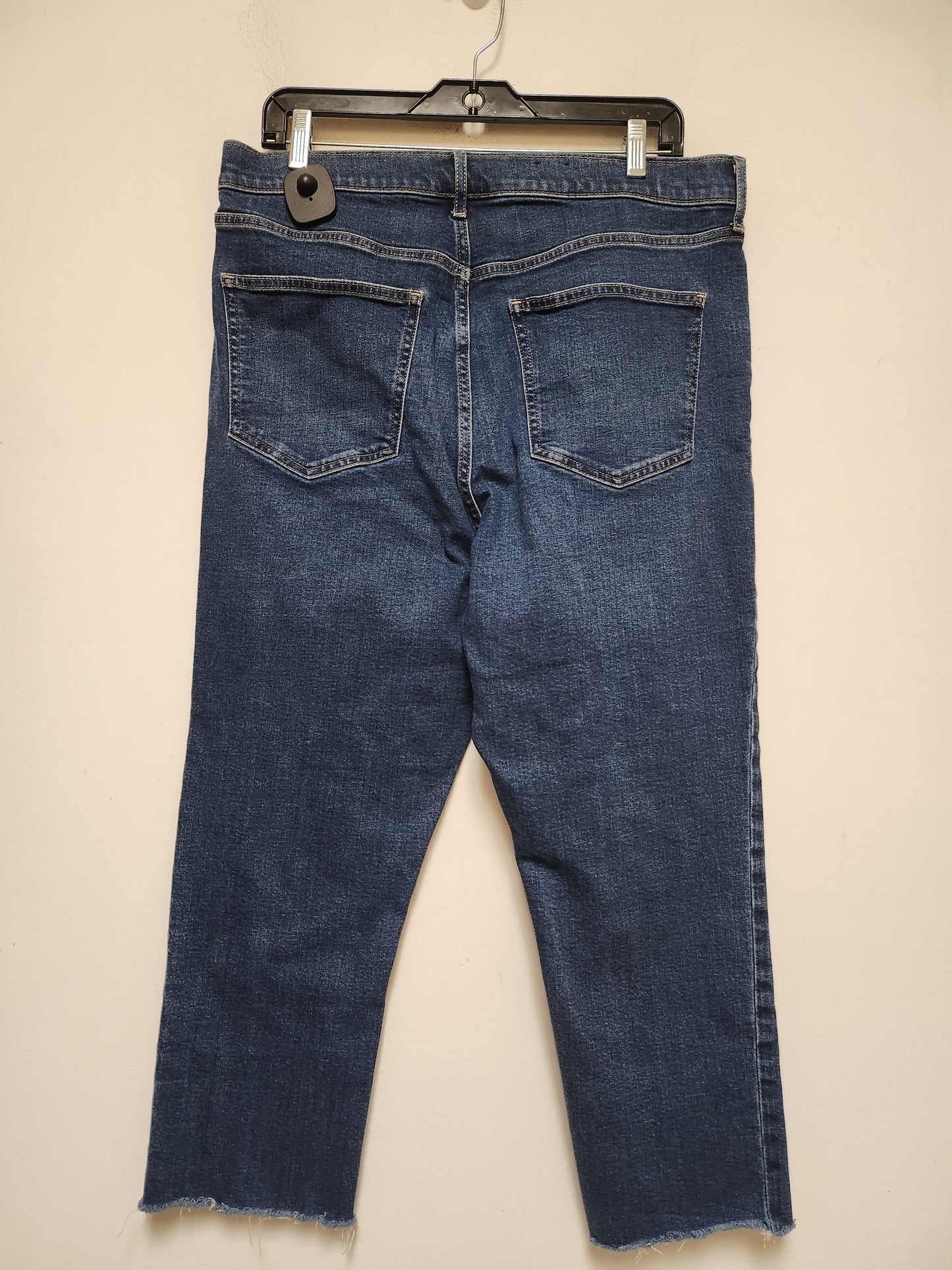 Blue Denim Jeans Straight Gap, Size 16