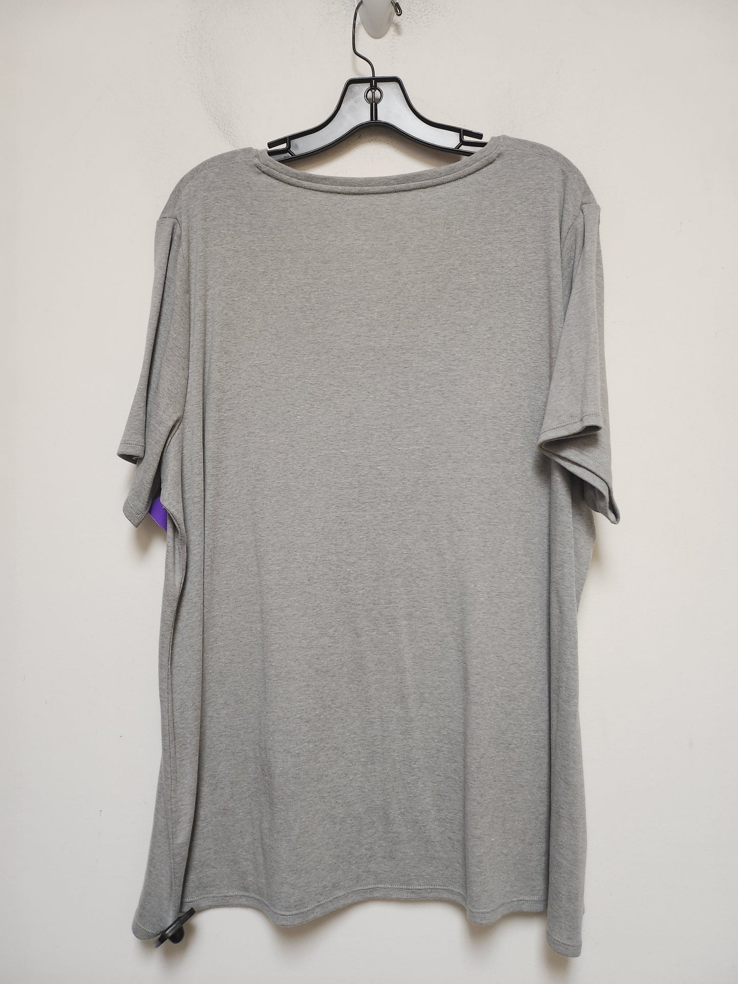 Grey Top Sleeveless Basic Croft And Barrow, Size 2x