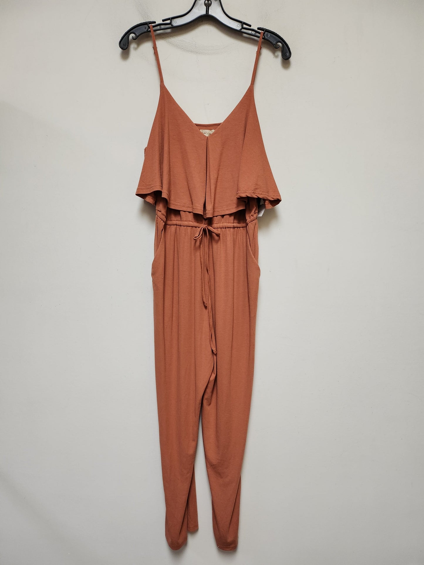 Orange Jumpsuit Hem & Thread, Size M