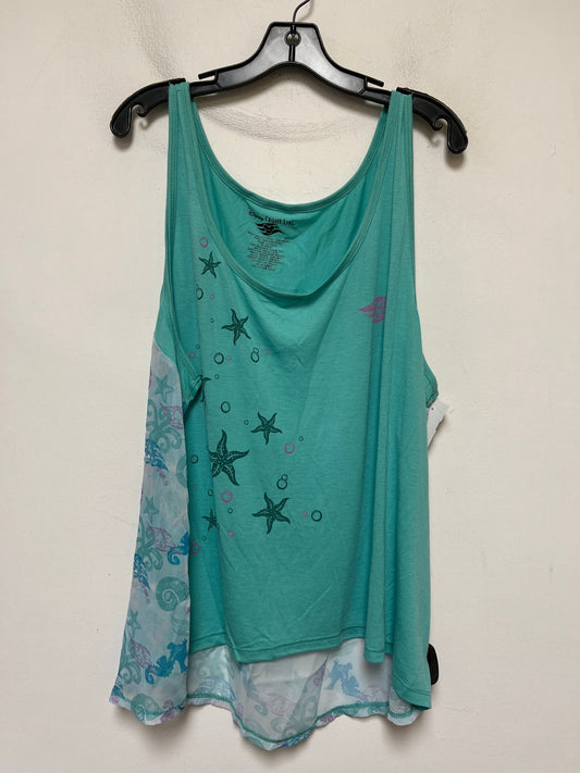 Teal Tank Top Disney Store, Size 3x