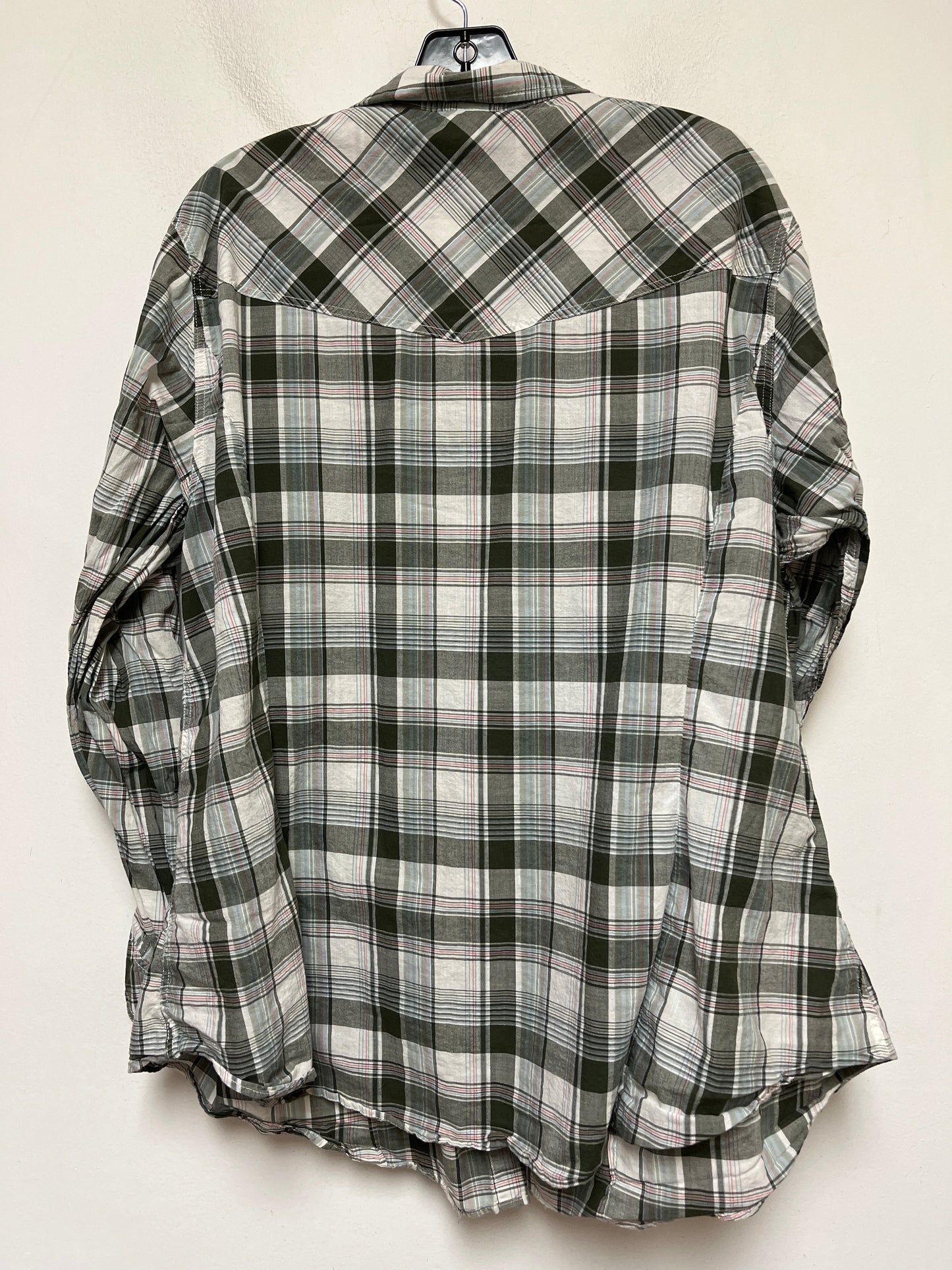 Plaid Pattern Top Long Sleeve Torrid, Size 3x