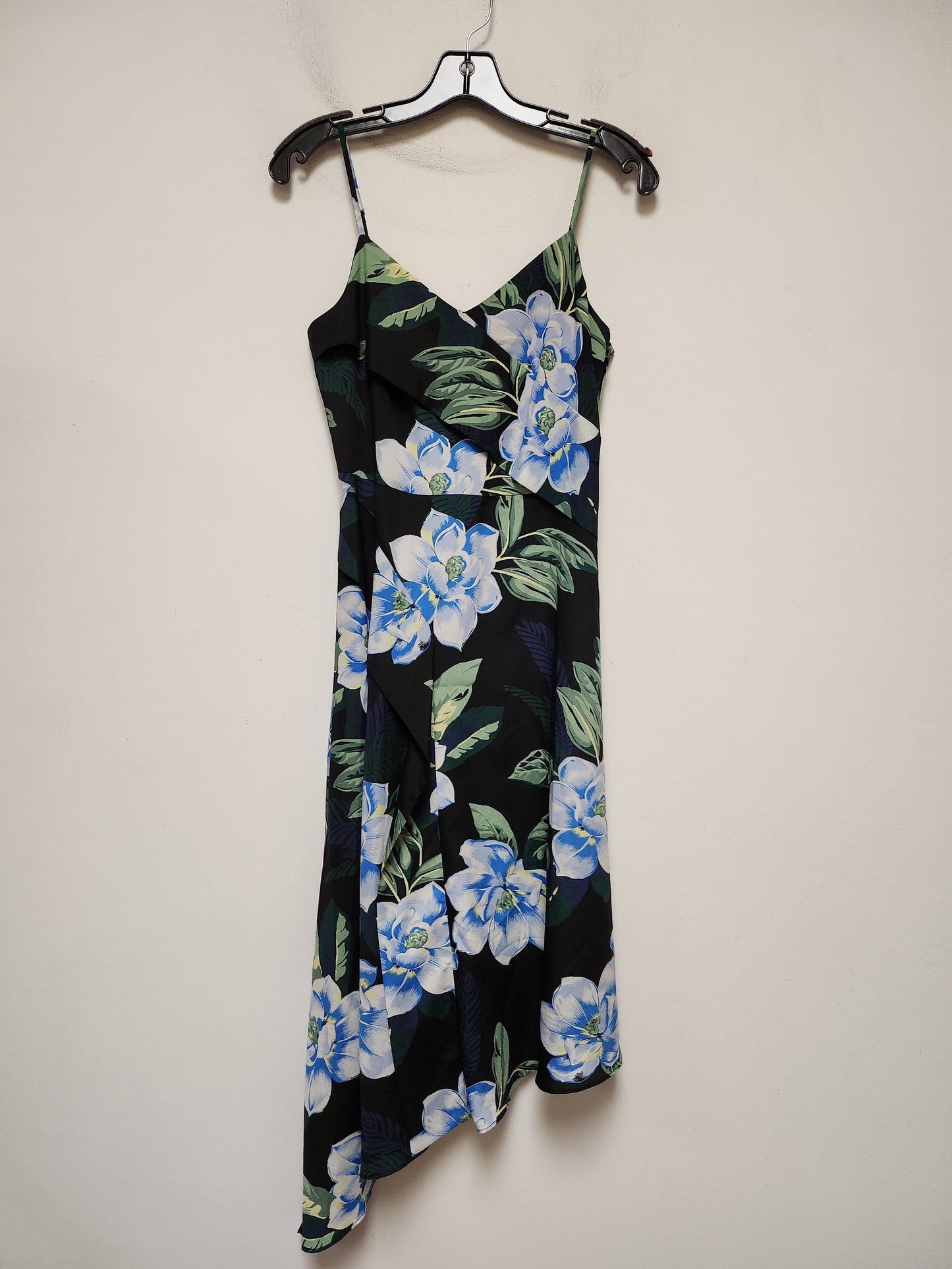 Dress Casual Midi By Banana Republic In Tropical Print, Size: Xs