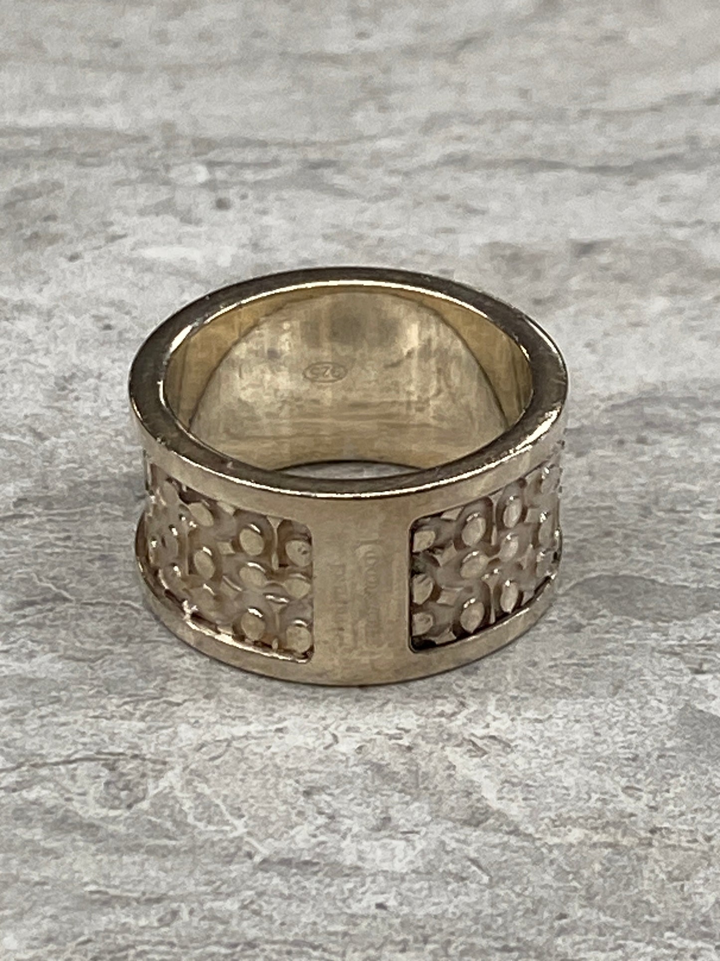 Ring Band By Coach, Size: 7