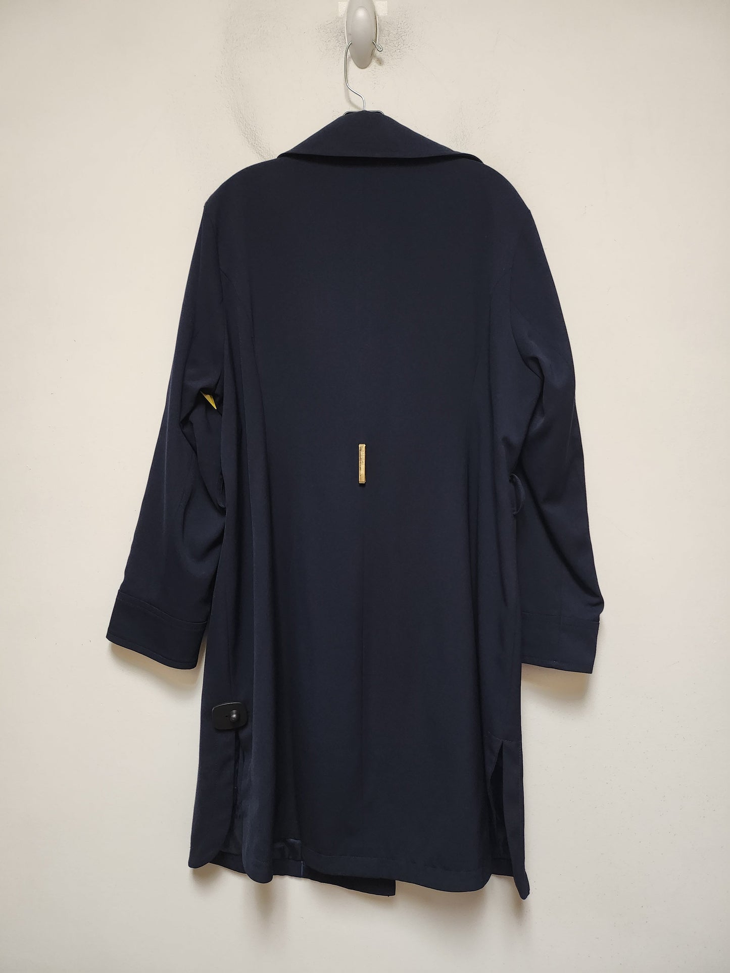 Coat Trench Coat By Vince Camuto In Navy, Size: Xl