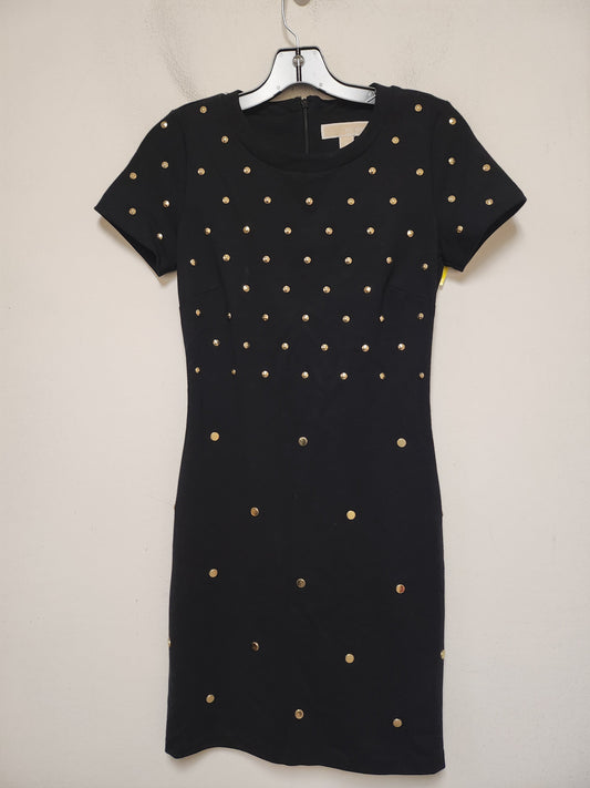 Dress Casual Short By Michael By Michael Kors In Black & Gold, Size: Xs