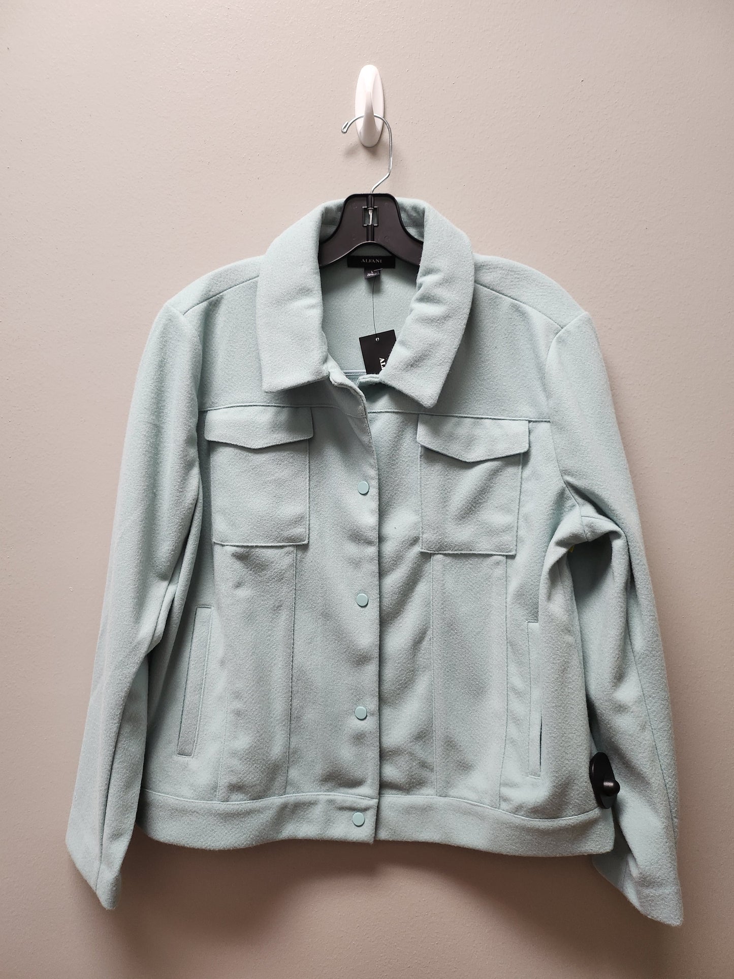 Jacket Other By Alfani In Teal, Size: L