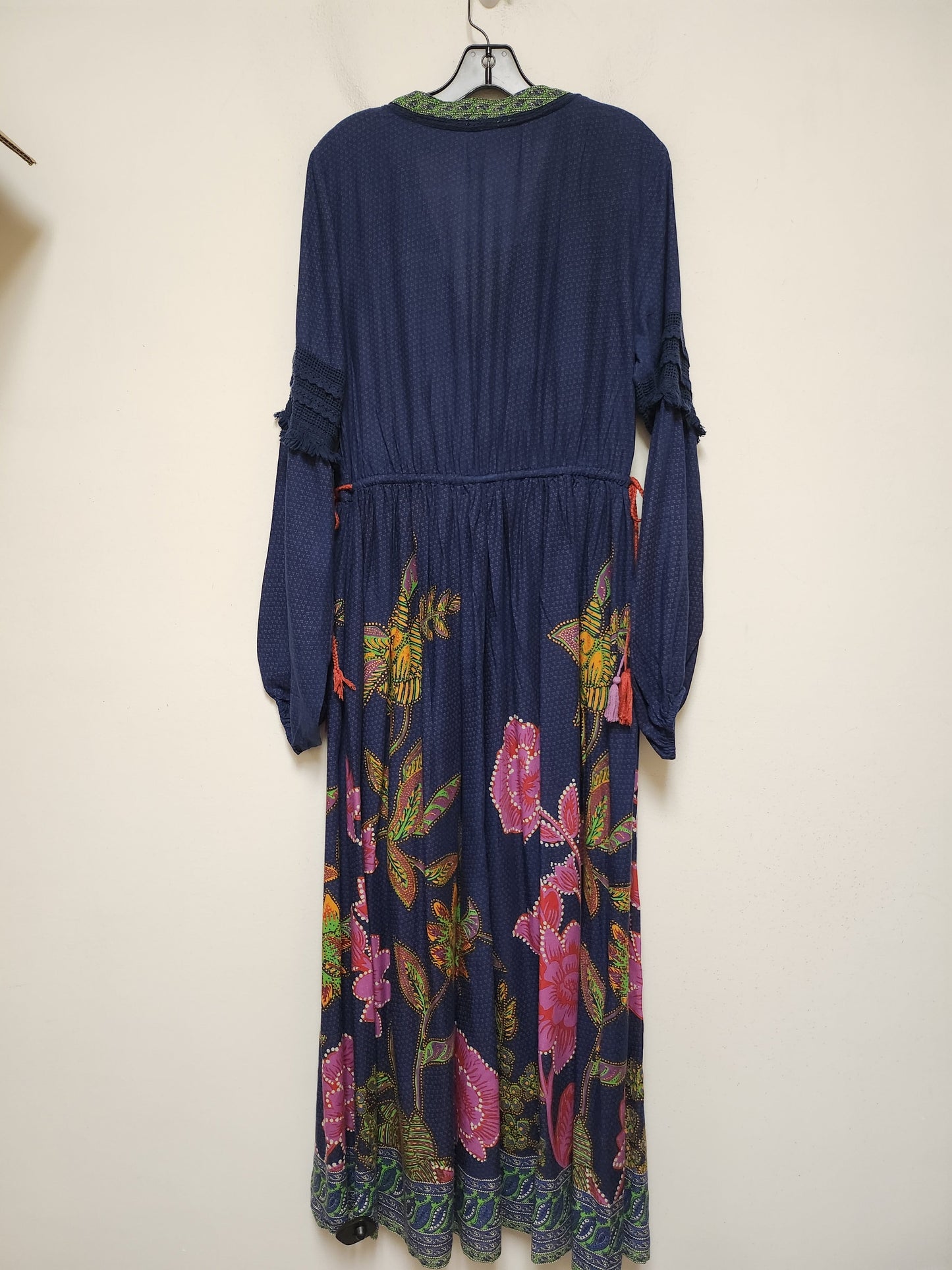 Dress Casual Maxi By Anthropologie In Blue & Purple, Size: M