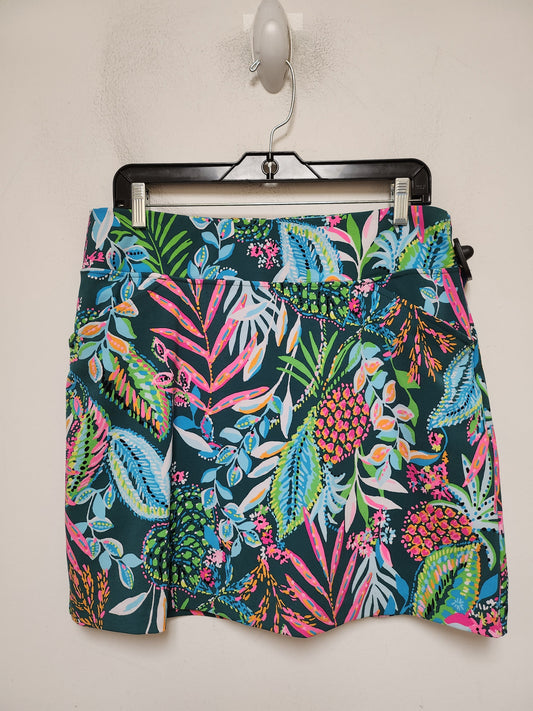 Skort Designer By Lilly Pulitzer In Tropical Print, Size: 10