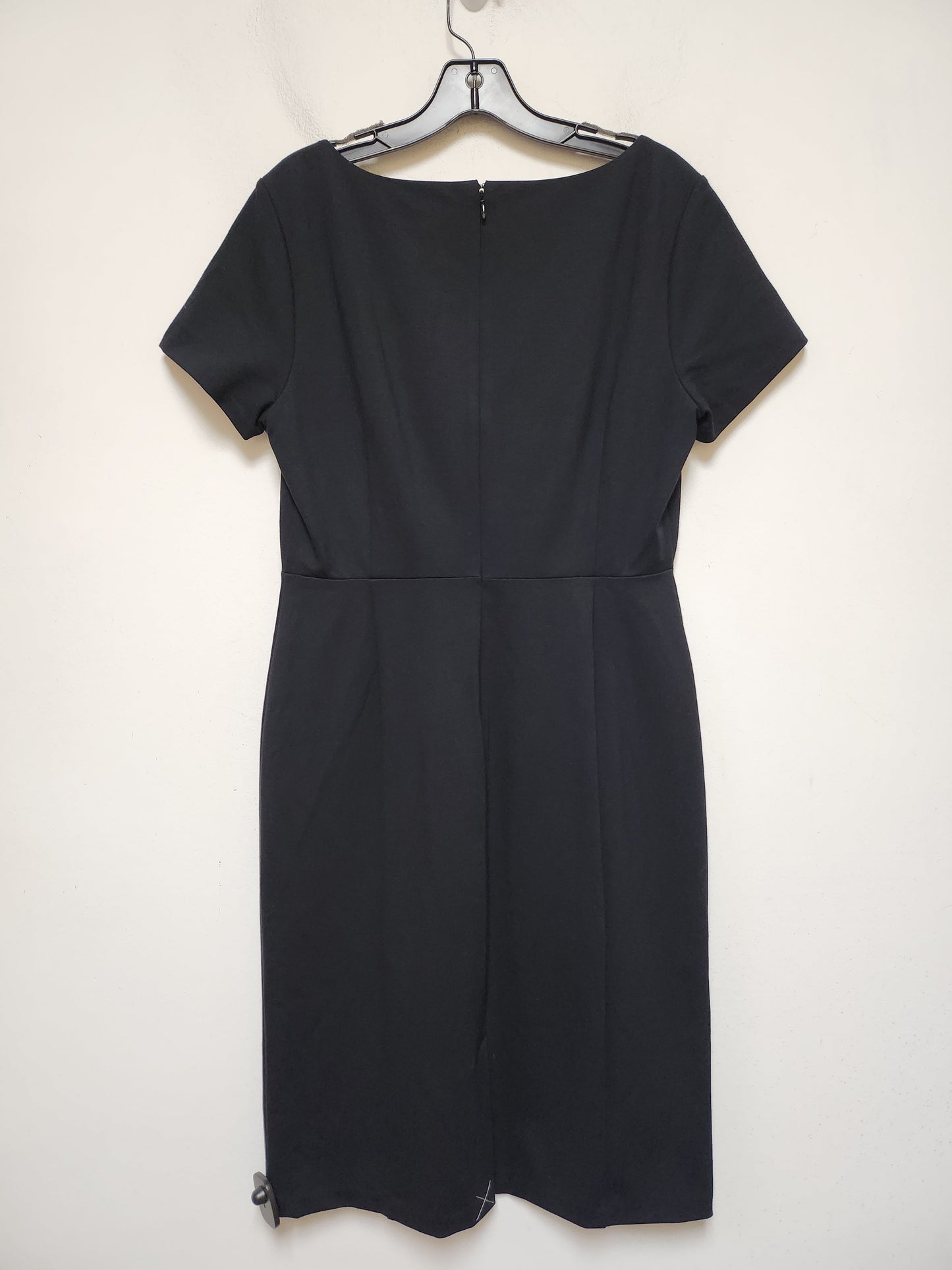 Dress Casual Midi By Ann Taylor In Black, Size: M