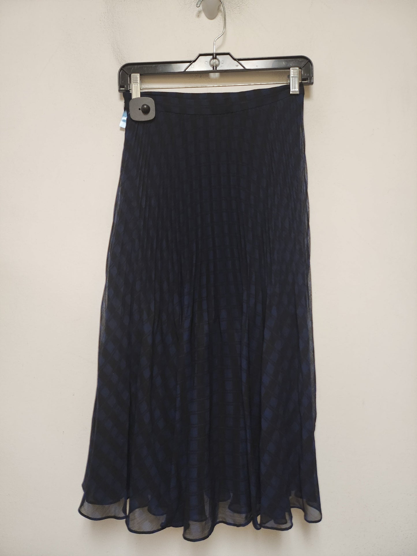 Skirt Maxi By Club Monaco In Black & Blue, Size: 2