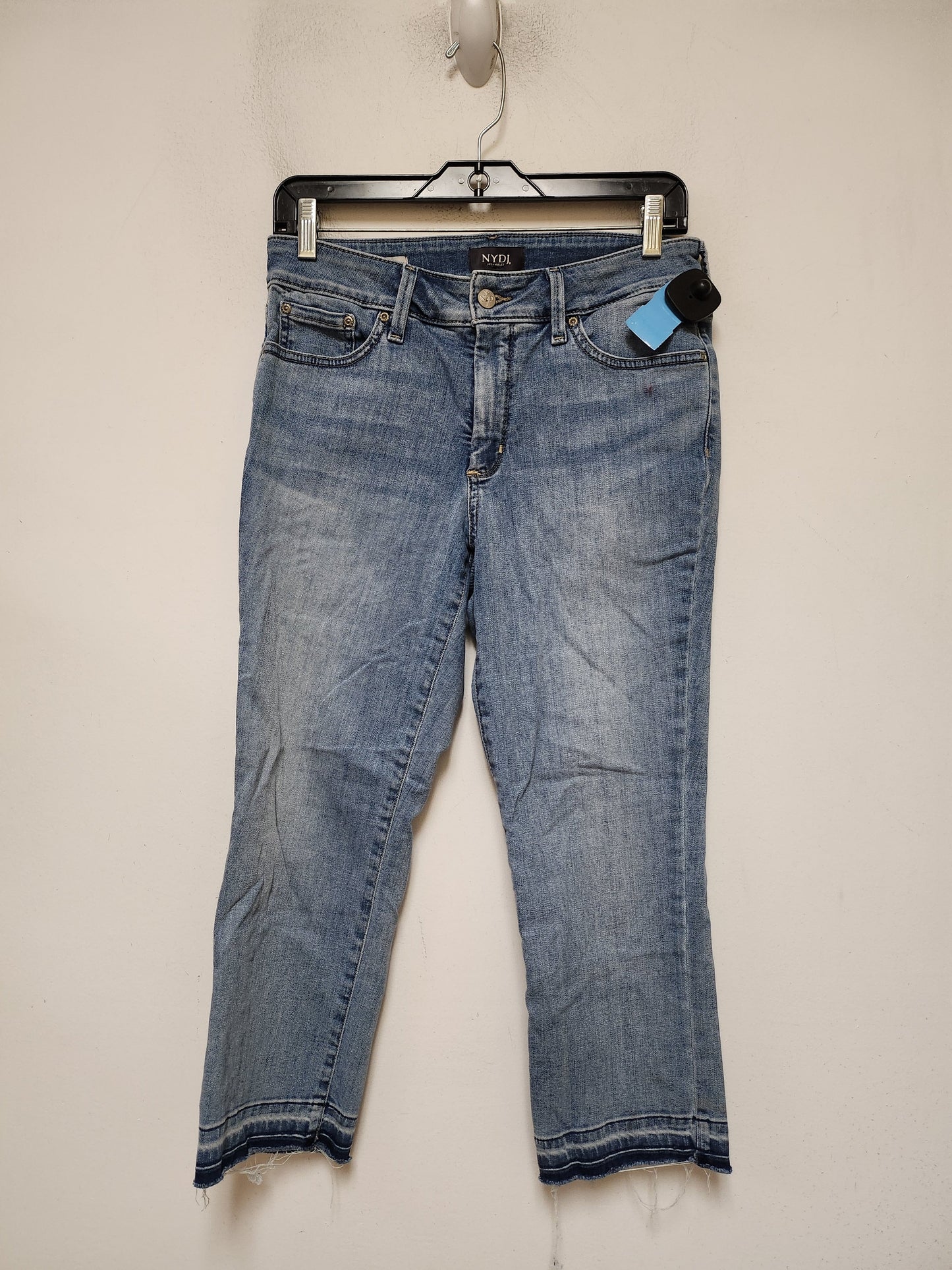 Jeans Cropped By Not Your Daughters Jeans In Blue Denim, Size: 6