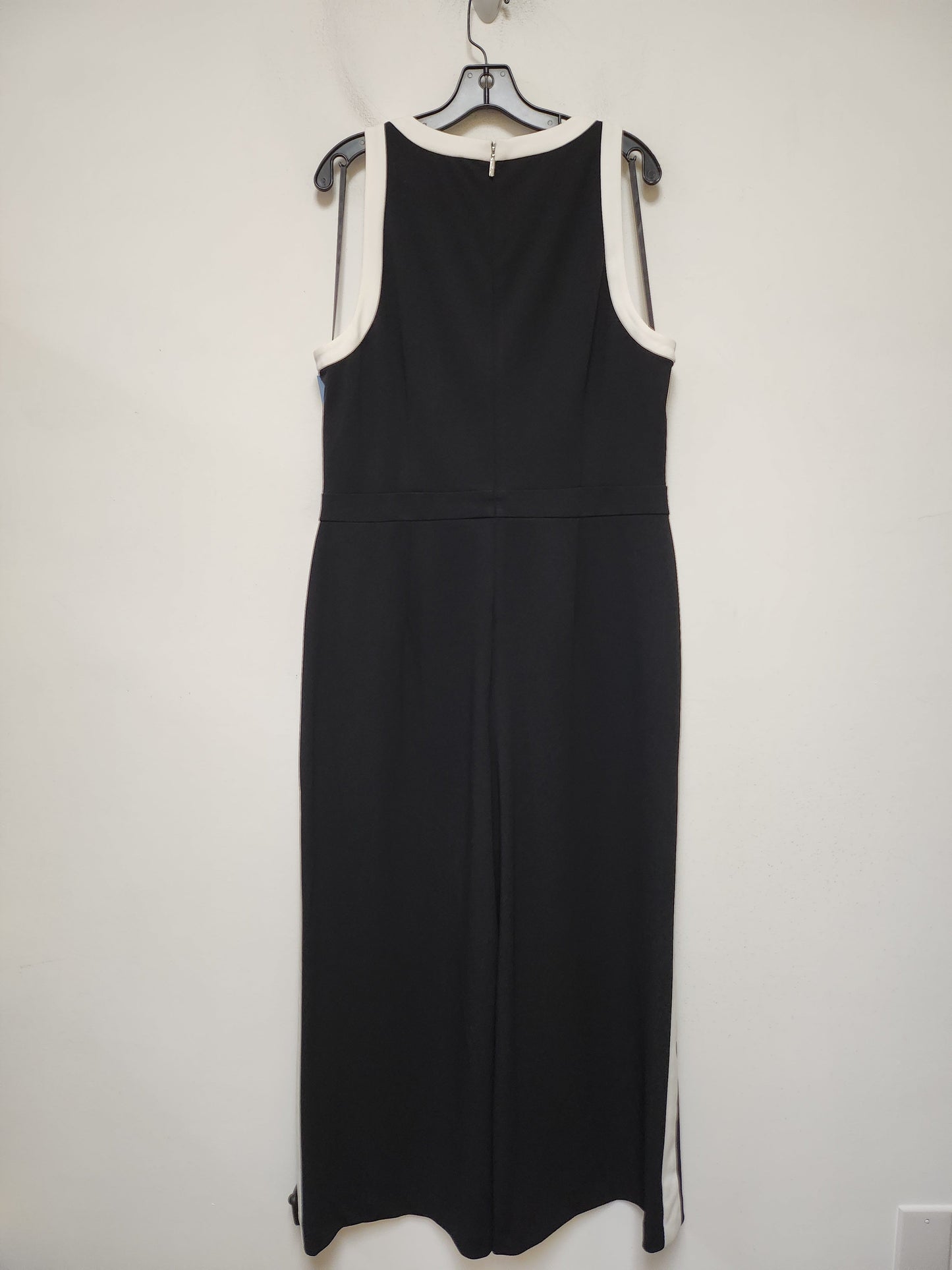 Jumpsuit Designer By Karl Lagerfeld In Black & White, Size: Xl