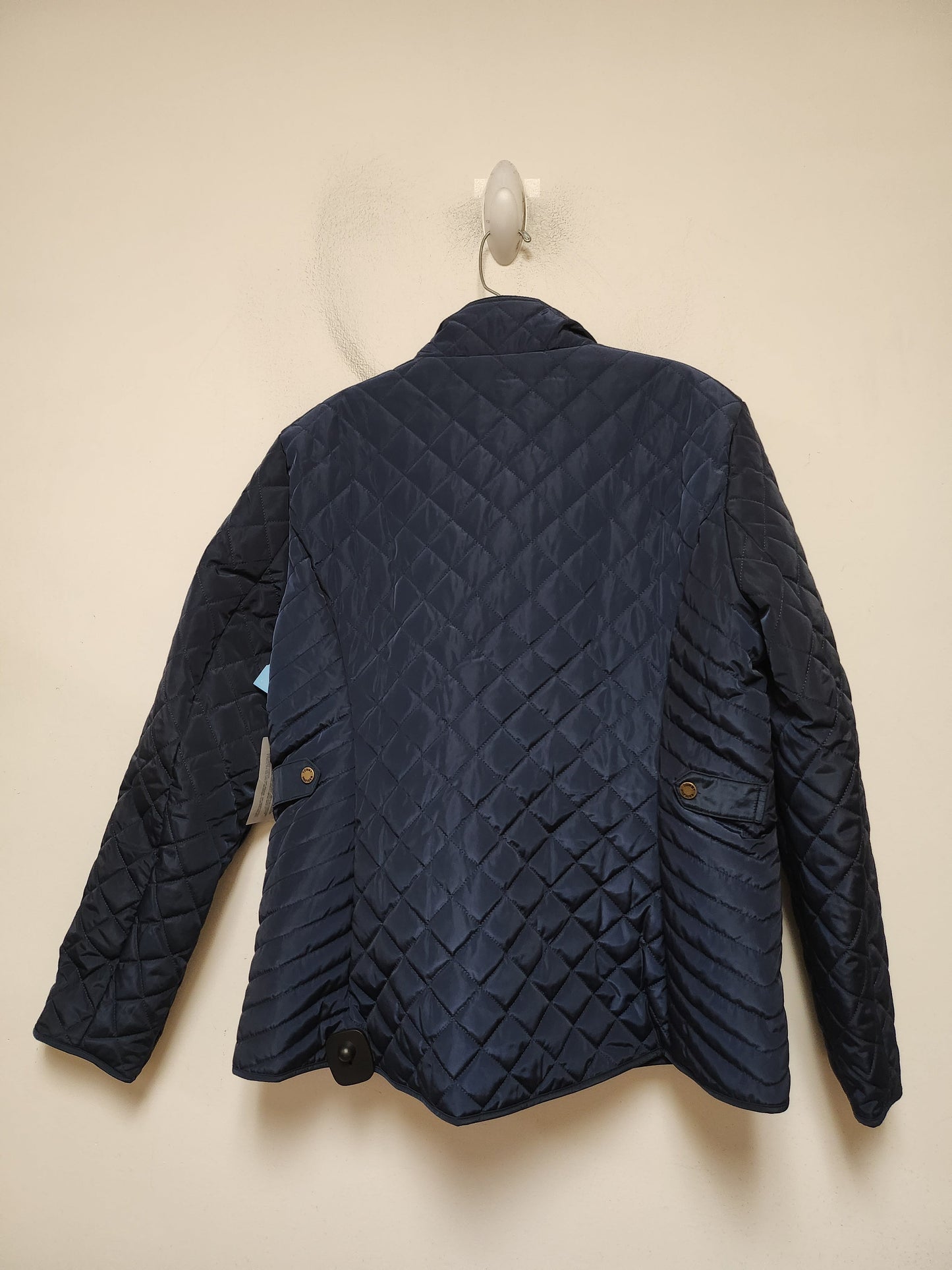 Coat Puffer & Quilted By Tommy Hilfiger In Blue, Size: L