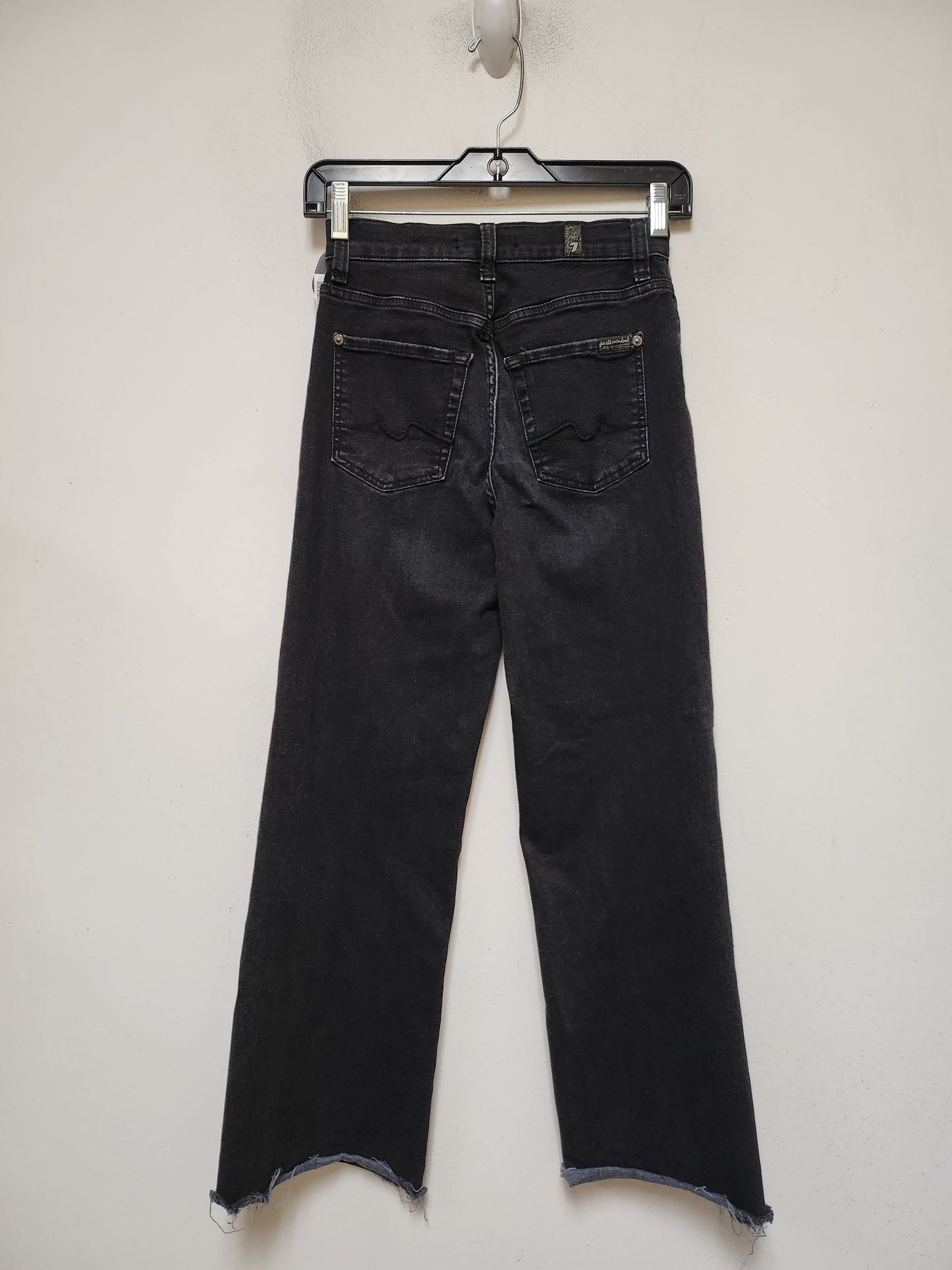 Jeans Cropped By 7 For All Mankind In Black, Size: 2