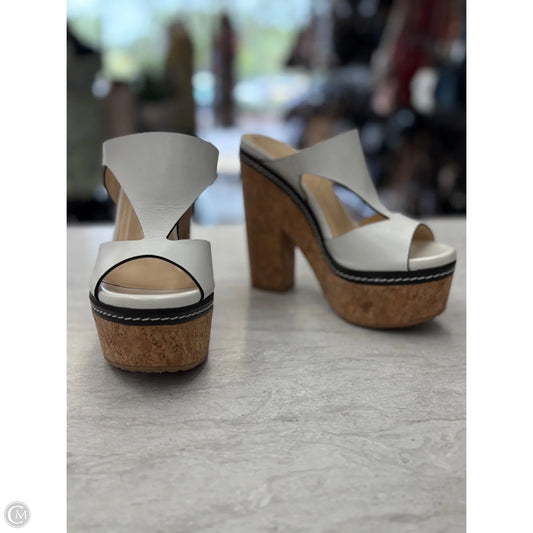 Shoes Luxury Designer By Jimmy Choo In White, Size: 5